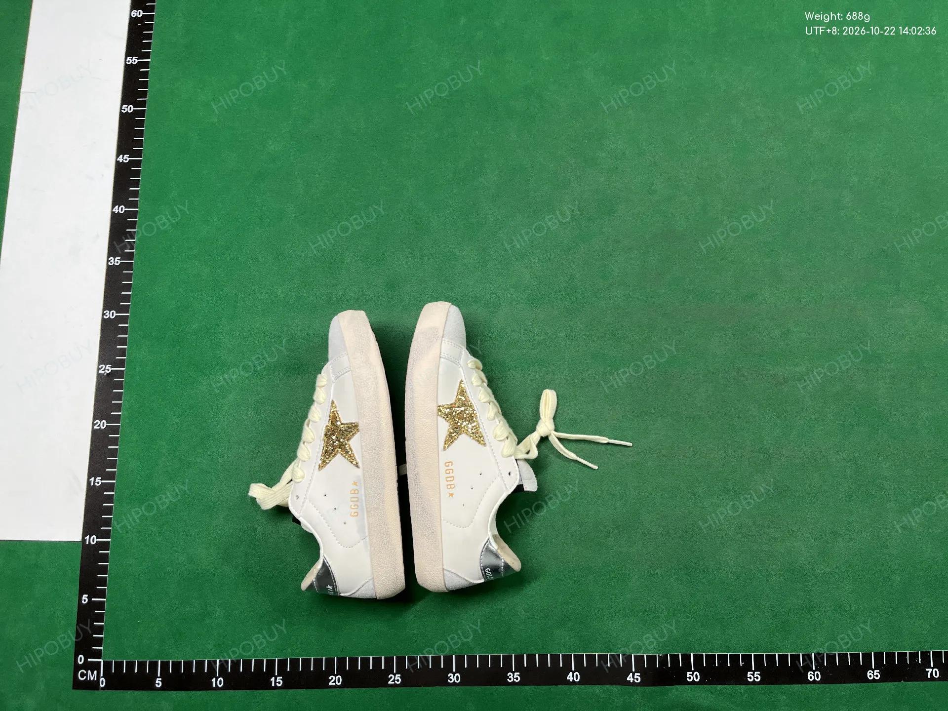 Foto QC 5 de Golden Goose Super-Star Low Leopard Star Silver Glitter