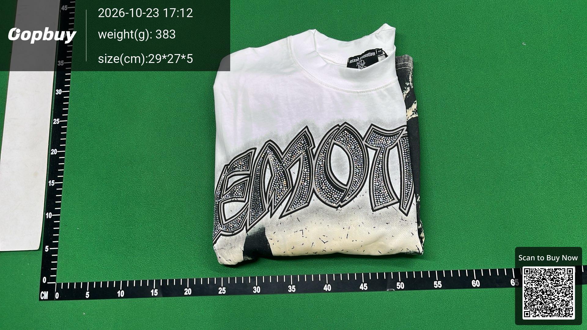 Foto QC 4 de Mixed Emotion Resurrection Long Sleeve T-shirt White