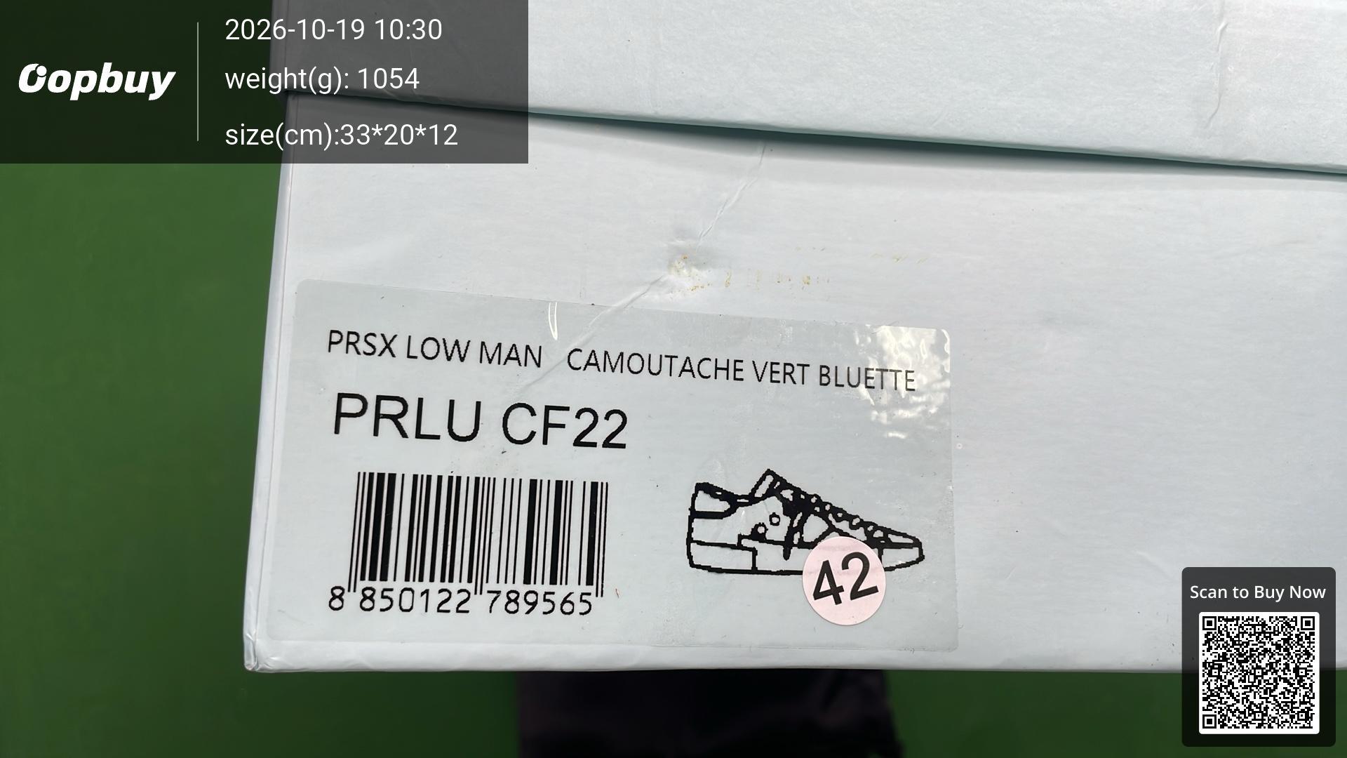 Foto QC 2 de Philippe Model PRSX Low White Bottle Green PRLU-V031
