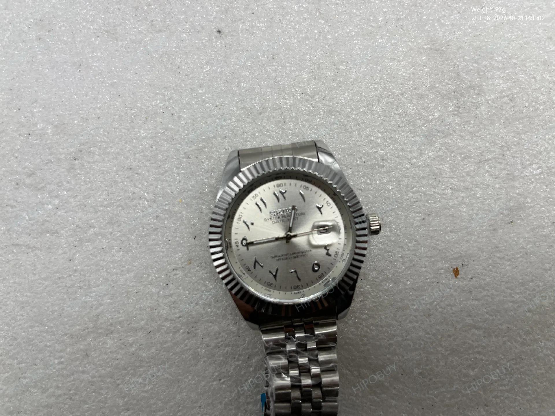 Foto QC 7 de Rolex Datejust Pink Arabic Dial 126234