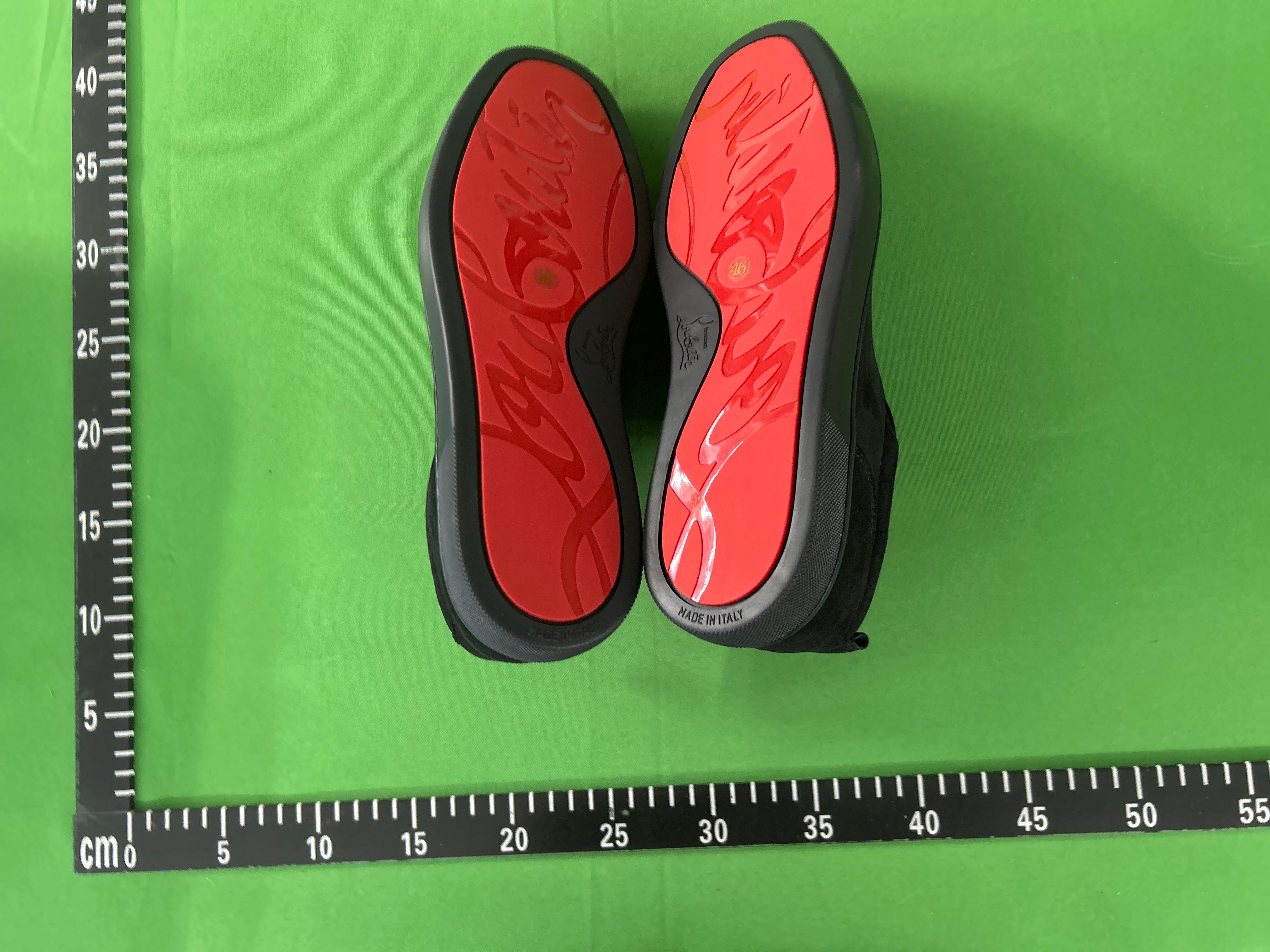 Foto QC 6 de Christian Louboutin Louis Junior Low Spikes Silver Glitter