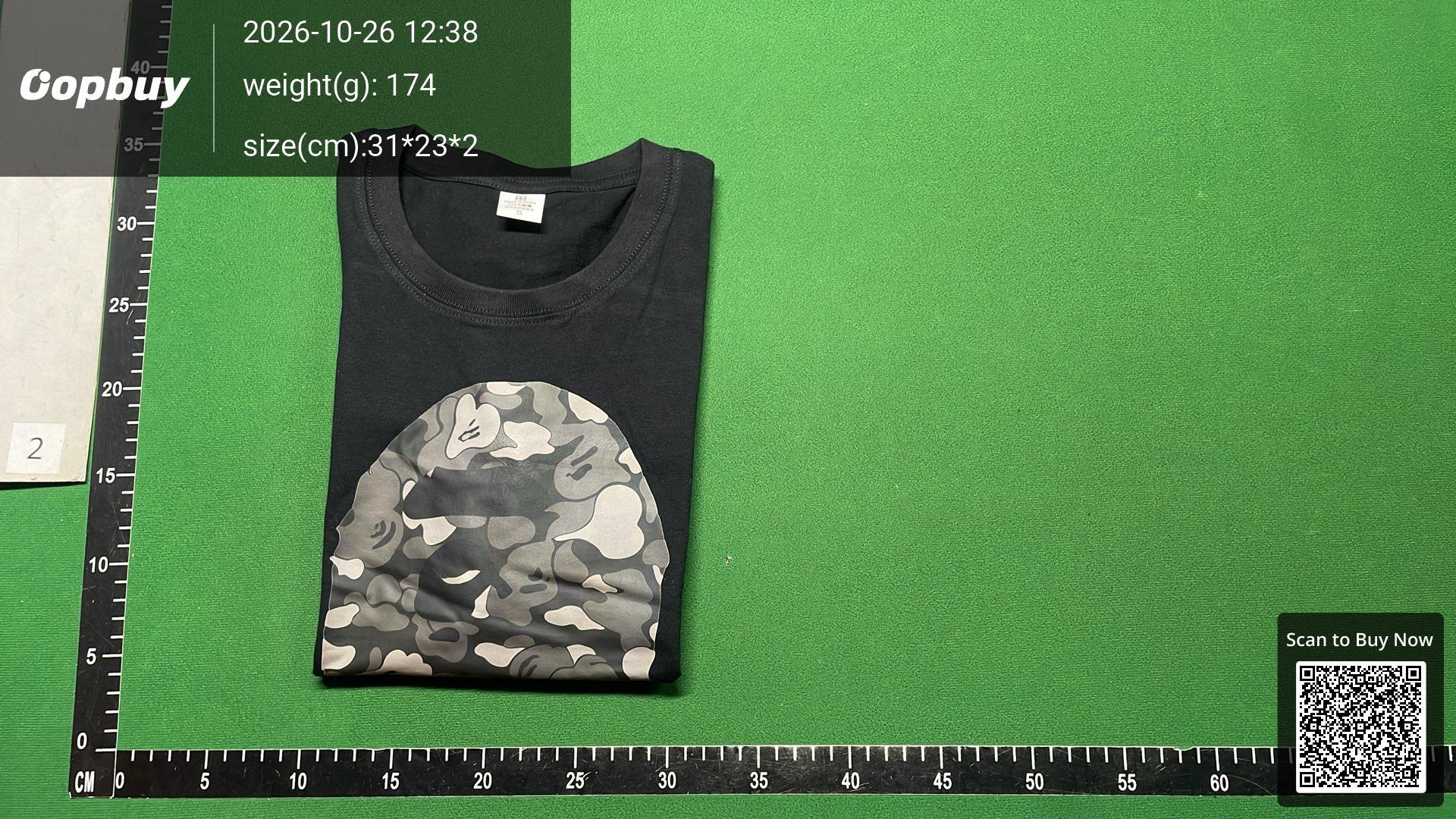 Foto QC 7 de BAPE x Chrome Hearts Baby Milo Horseshoe T-shirt Black