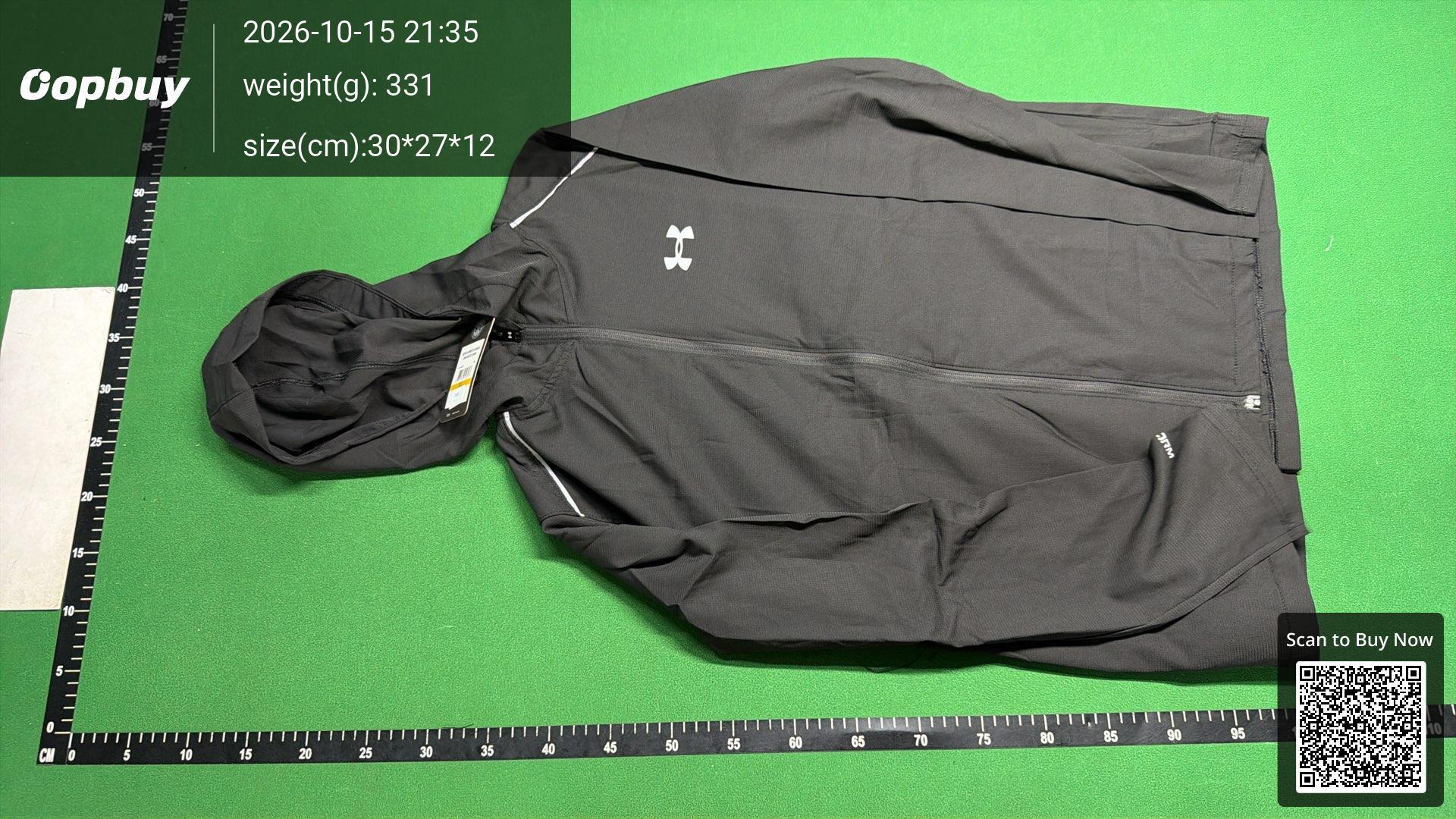 Foto QC 6 de Under Armour Windbreaker Jacket Hooded Grey