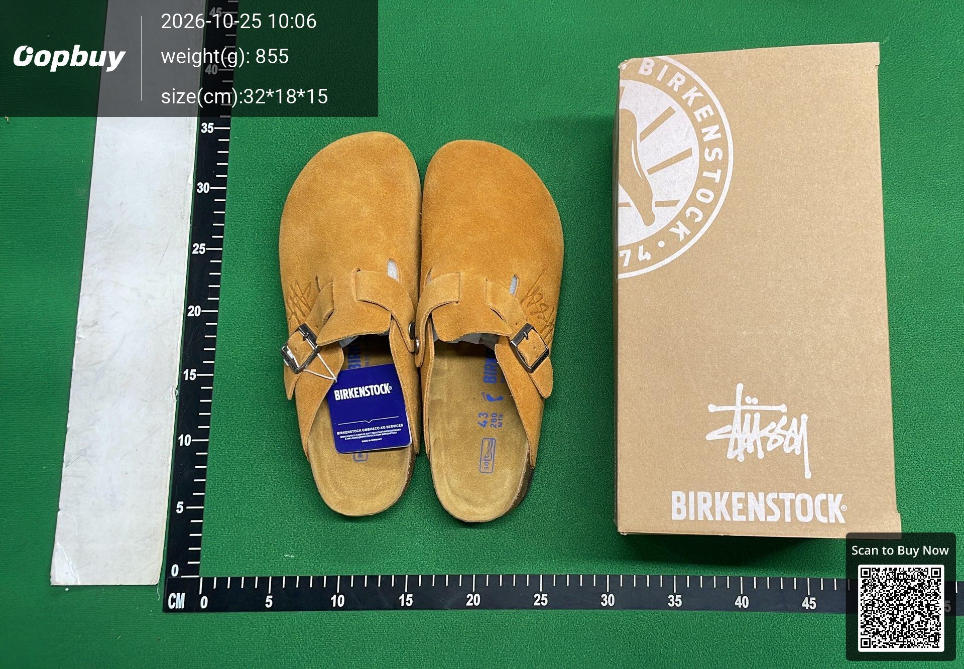 Foto QC 6 de Birkenstock Boston Pink Suede Soft Footbed Chrome Hearts Cross
