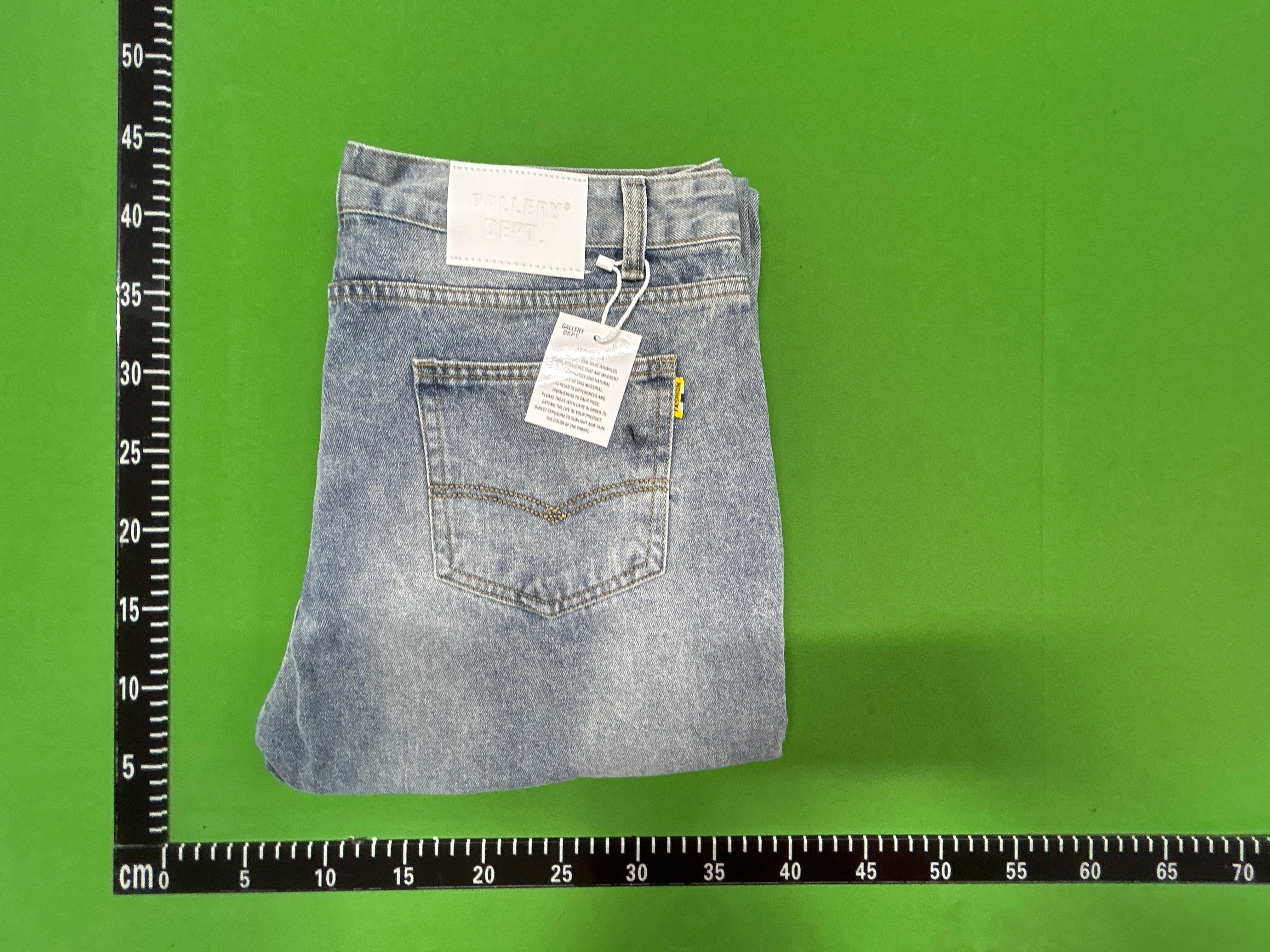 Foto QC 1 de Gallery Dept Jeans Flared Distressed Patchwork Blue