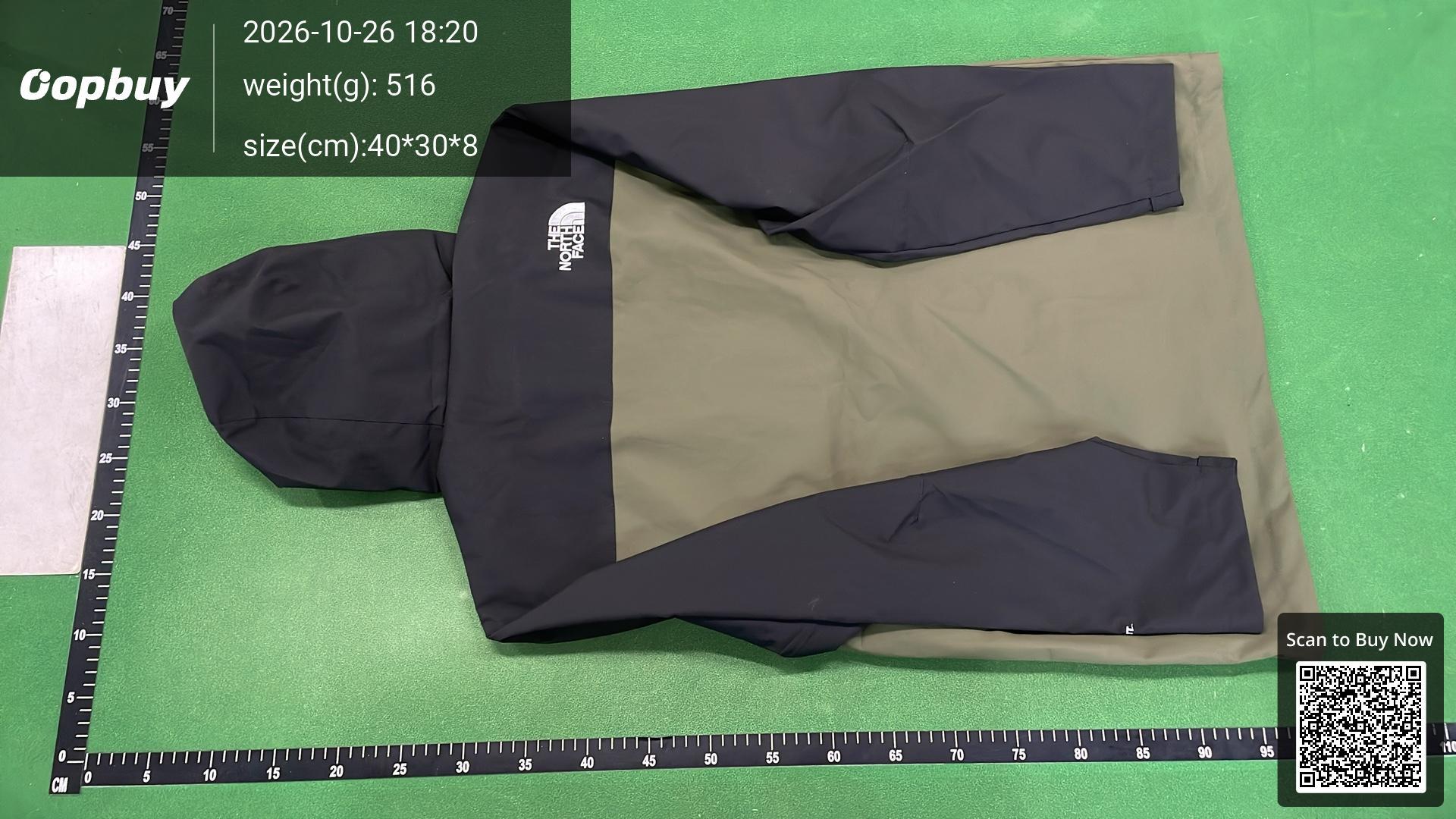 Foto QC 7 de The North Face Windbreaker Jacket Waterproof Hooded Black