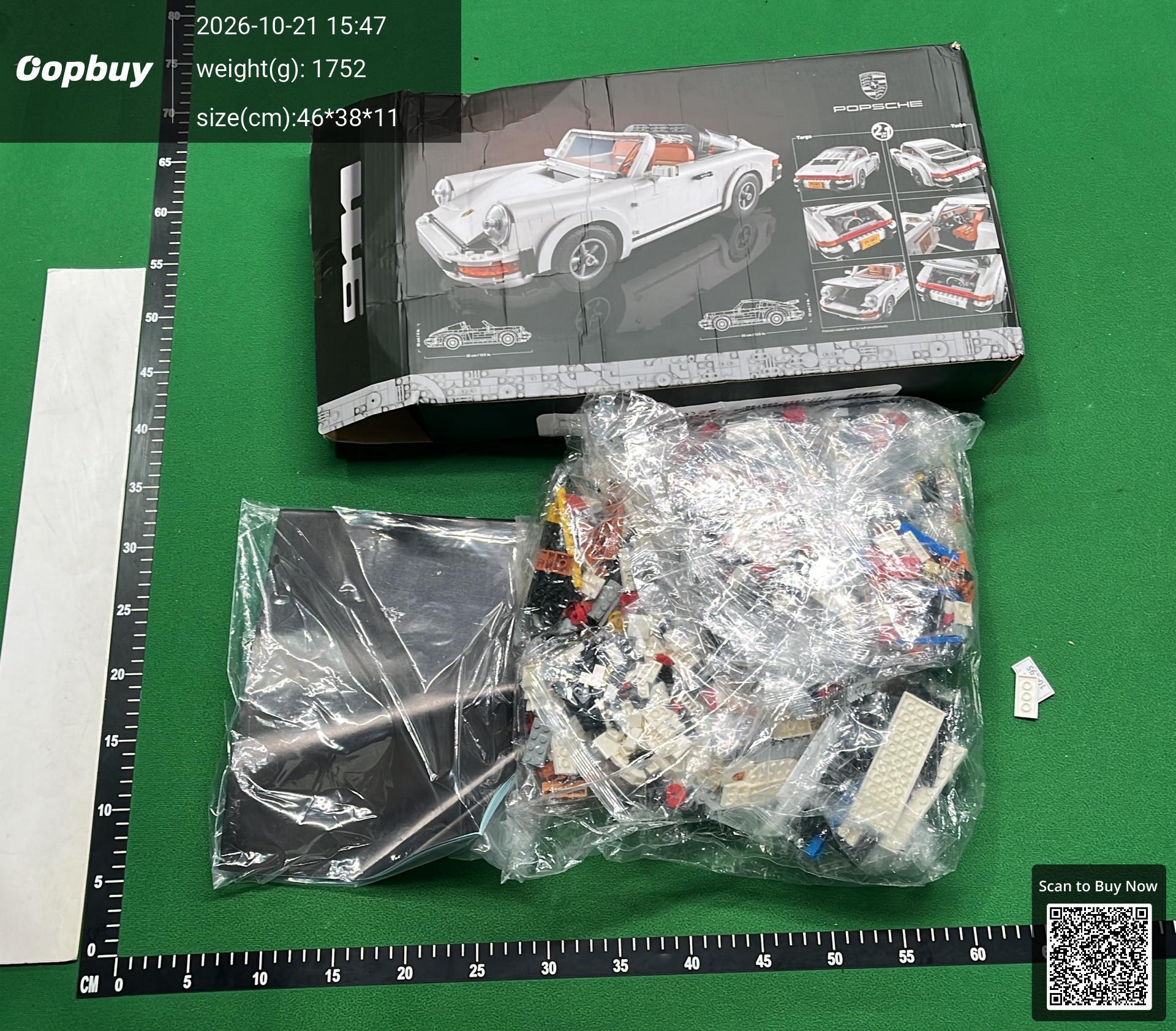 Foto QC 6 de LEGO Porsche 911 Icons 10295 Plastic Building Block Set