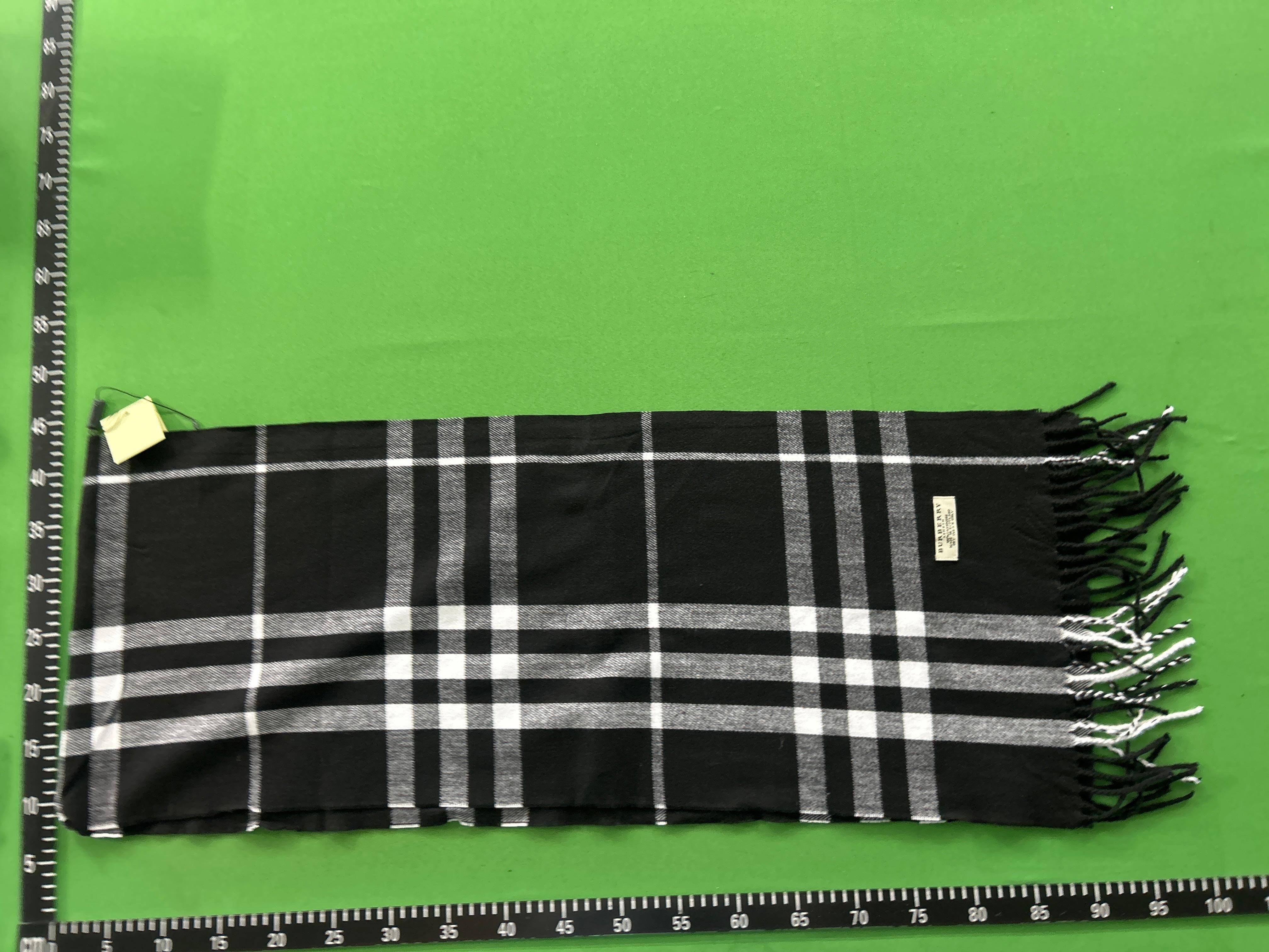 Foto QC 1 de Burberry Scarf Check Light Blue