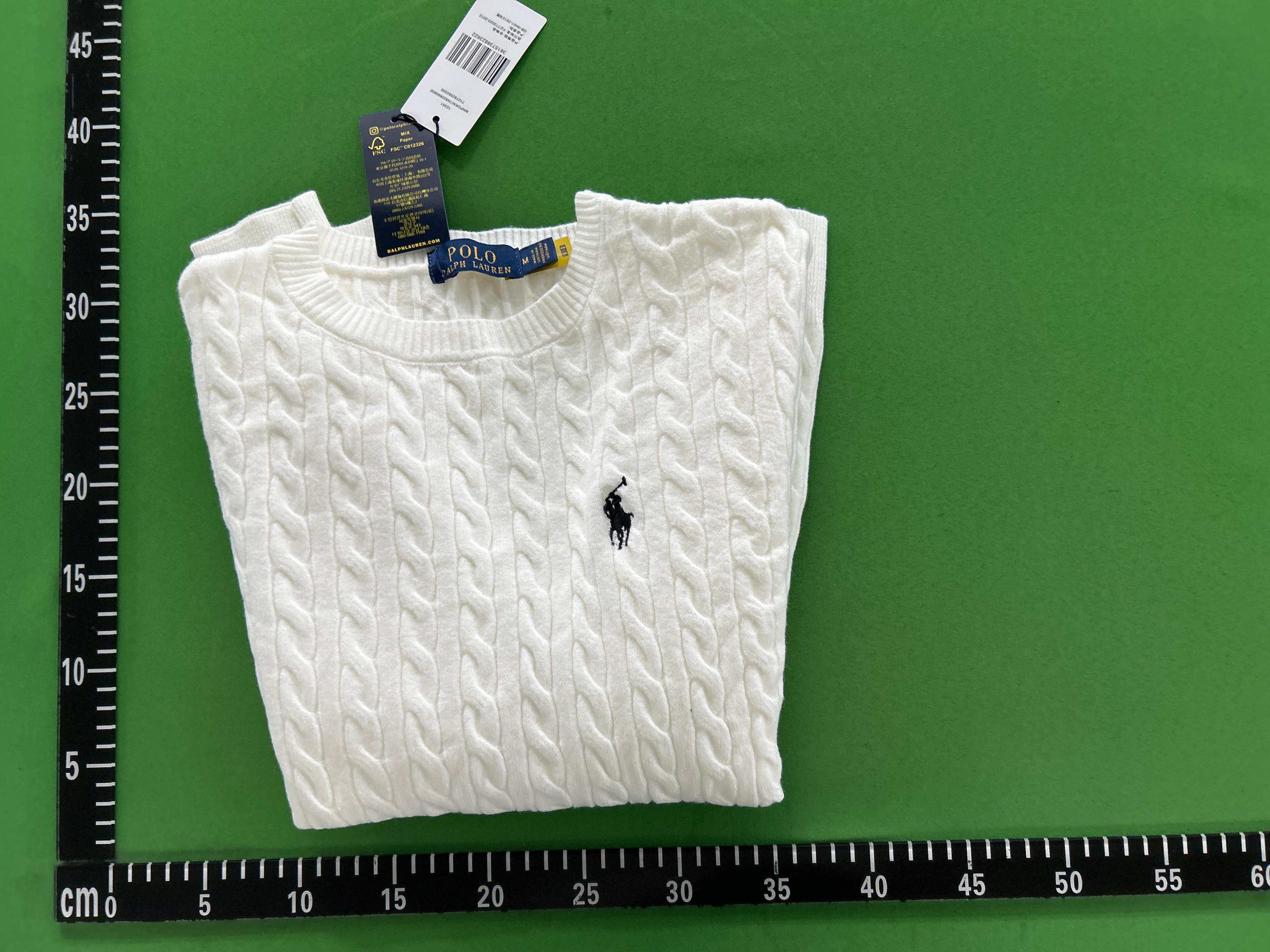 Foto QC 1 de Polo Ralph Lauren Crewneck Sweater Cable Knit Grey