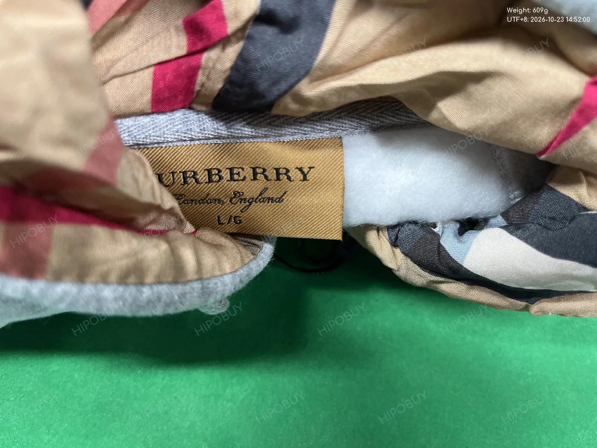 Foto QC 8 de Burberry Zip Sweater Vintage Check Lining Grey