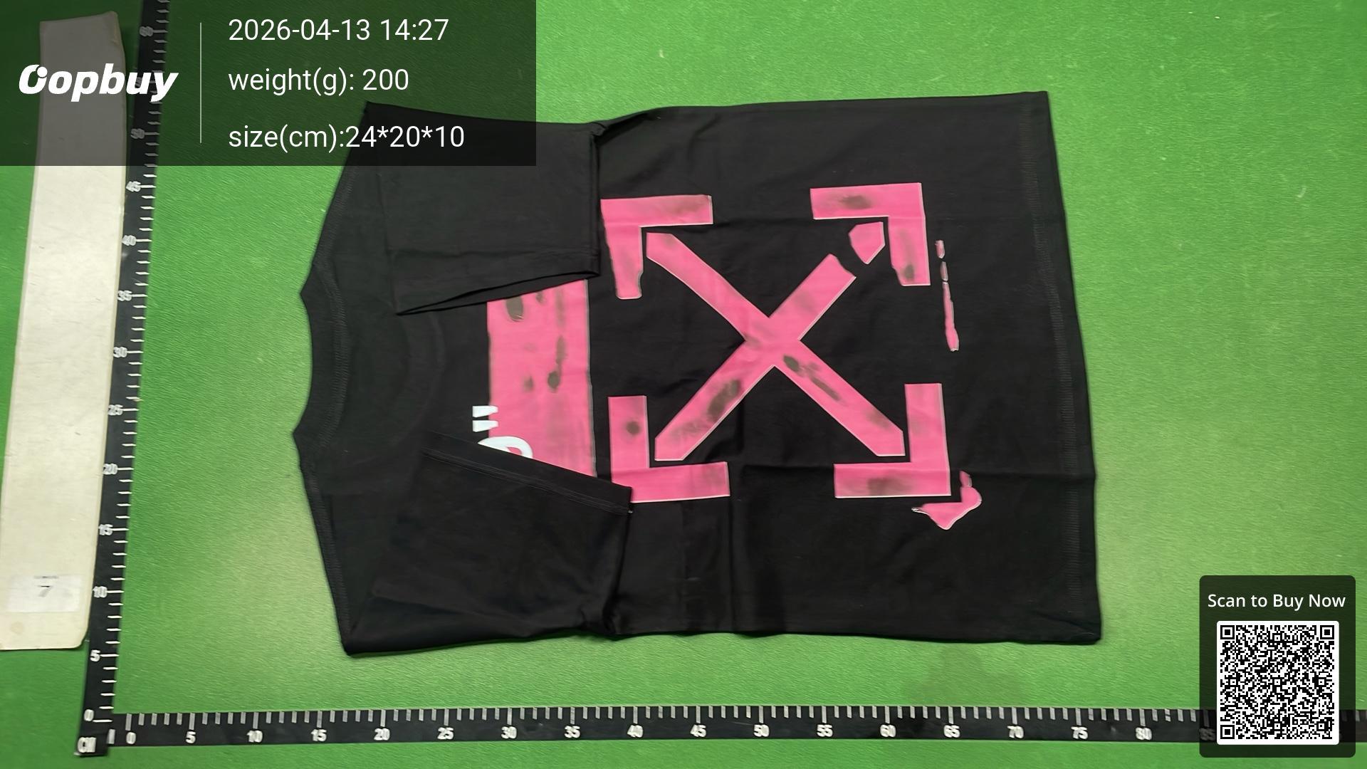 Foto QC 7 de Off-White Tape Arrows T-shirt Black