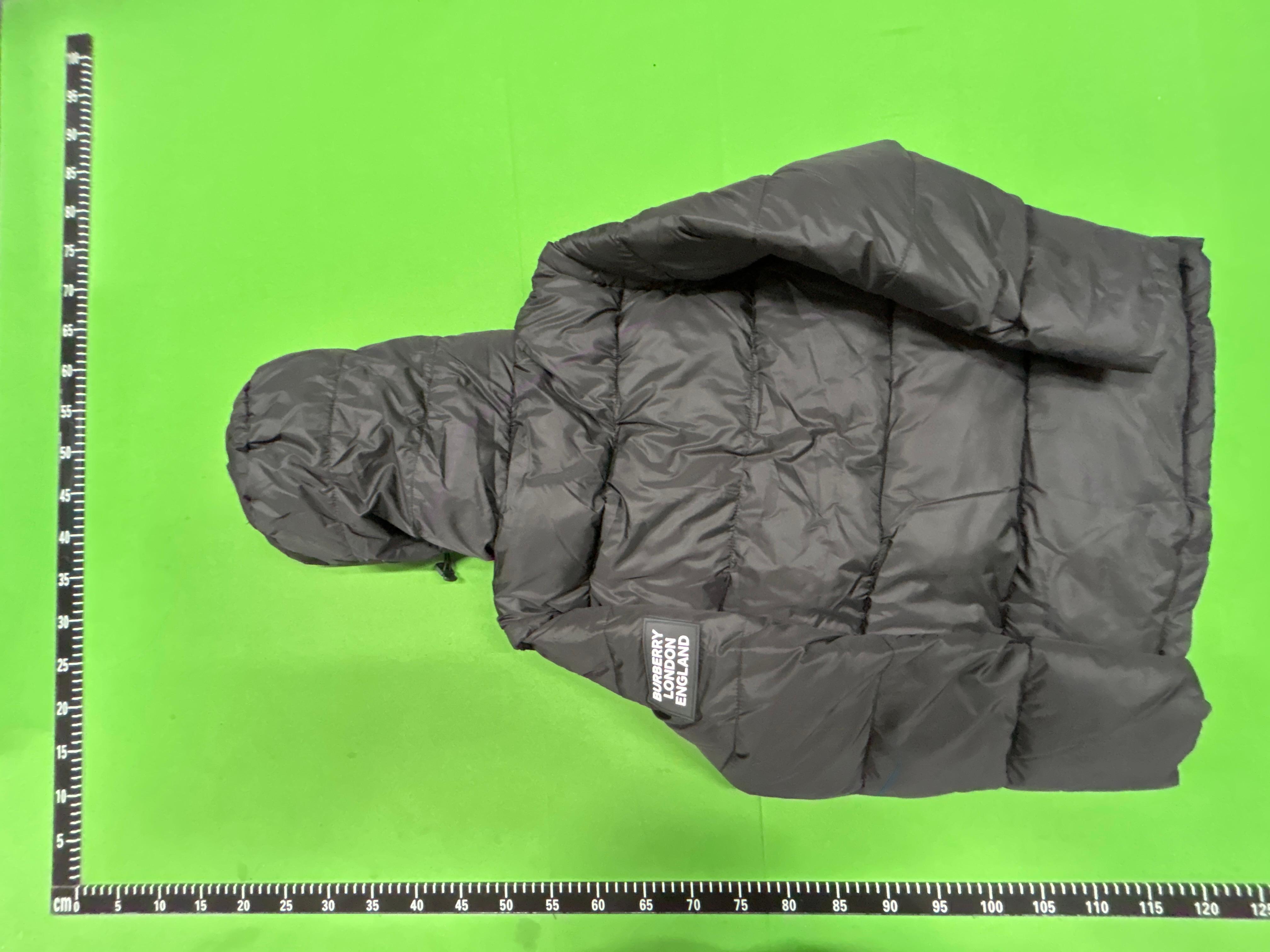Foto QC 4 de Burberry Puffer Jacket Down Check Black