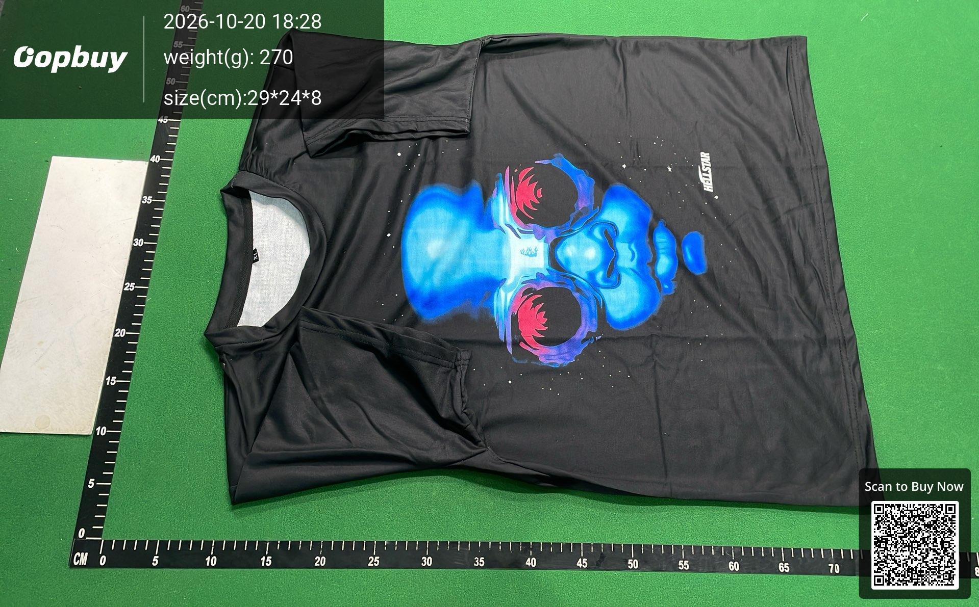 Foto QC 2 de Mixed Emotion Tee Octopus Rhinestone Black