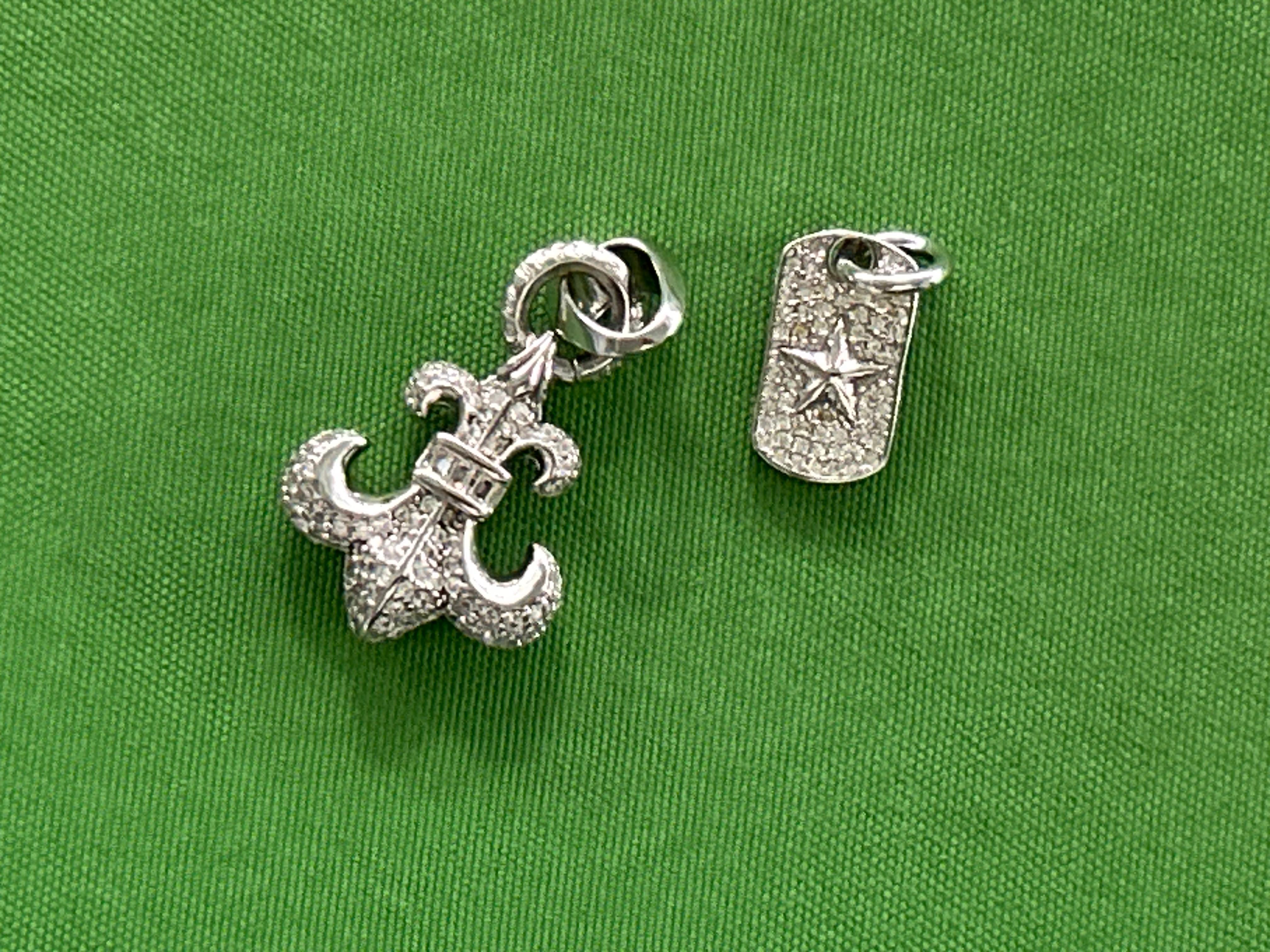 Foto QC 5 de Chrome Hearts Double Dagger Necklace Sterling Silver