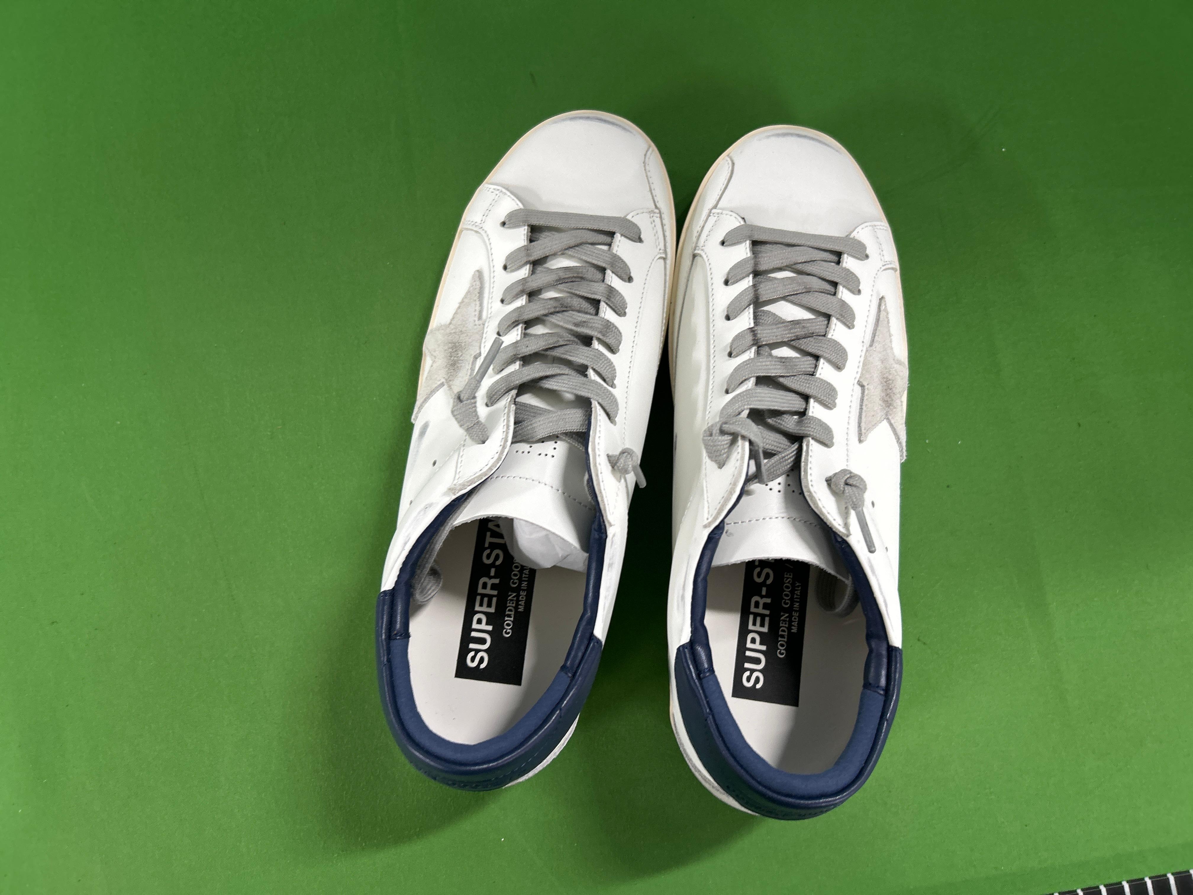 Foto QC 3 de Golden Goose Super-Star Leather Suede Low-Top Sneakers Triple Black