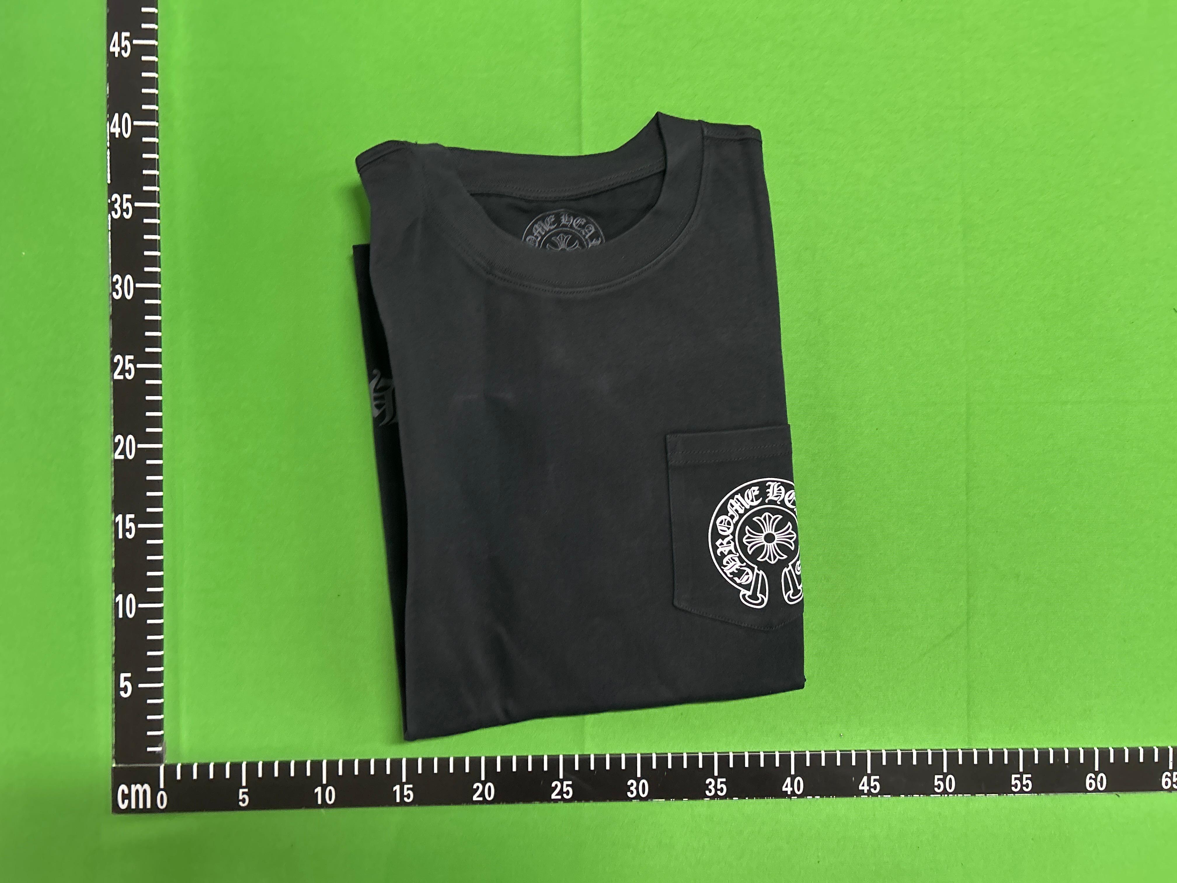 Foto QC 5 de Chrome Hearts Horseshoe CH Logo Long Sleeve T-shirt White Blue