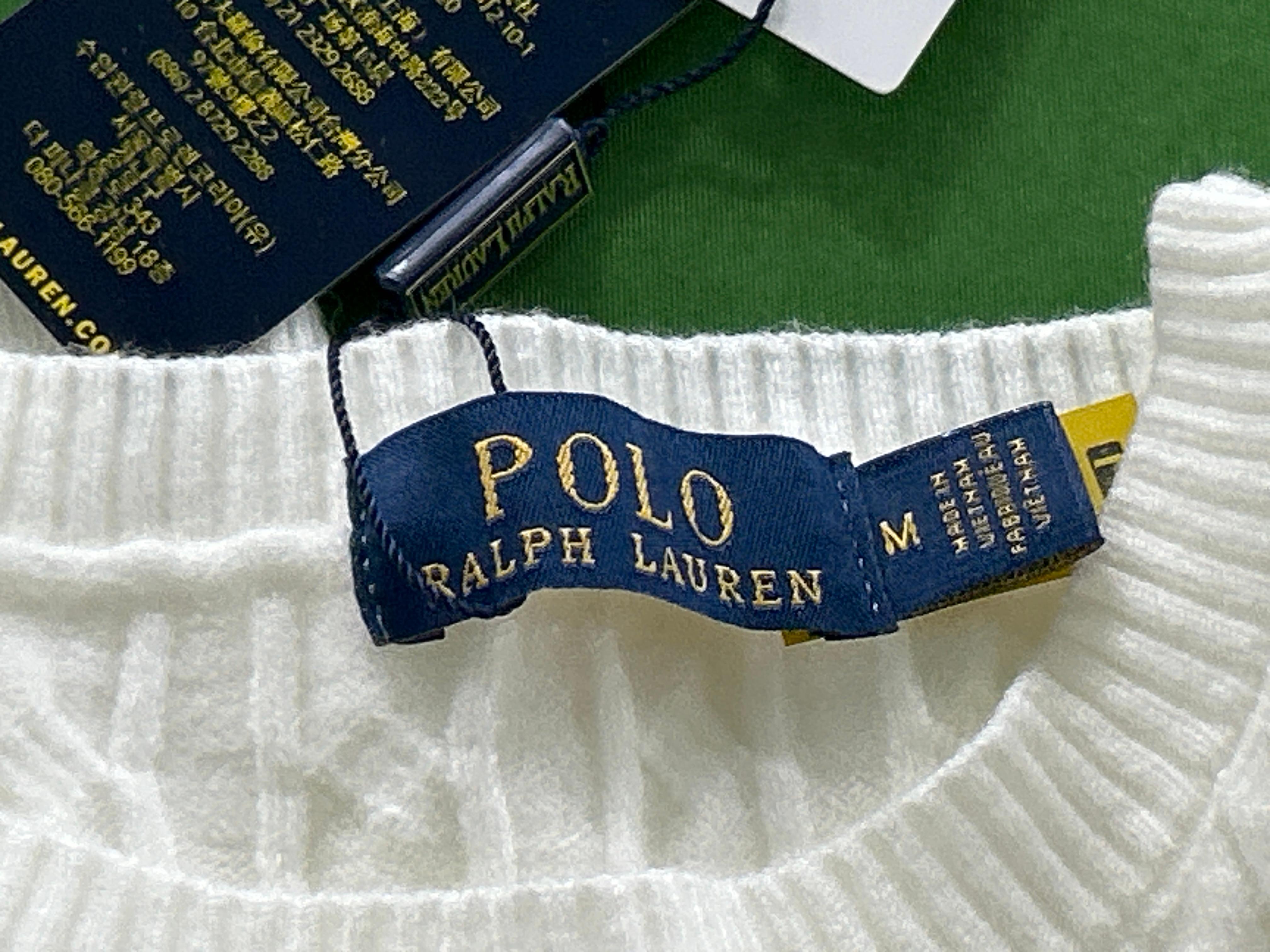 Foto QC 2 de Polo Ralph Lauren Crewneck Sweater Cable Knit Grey