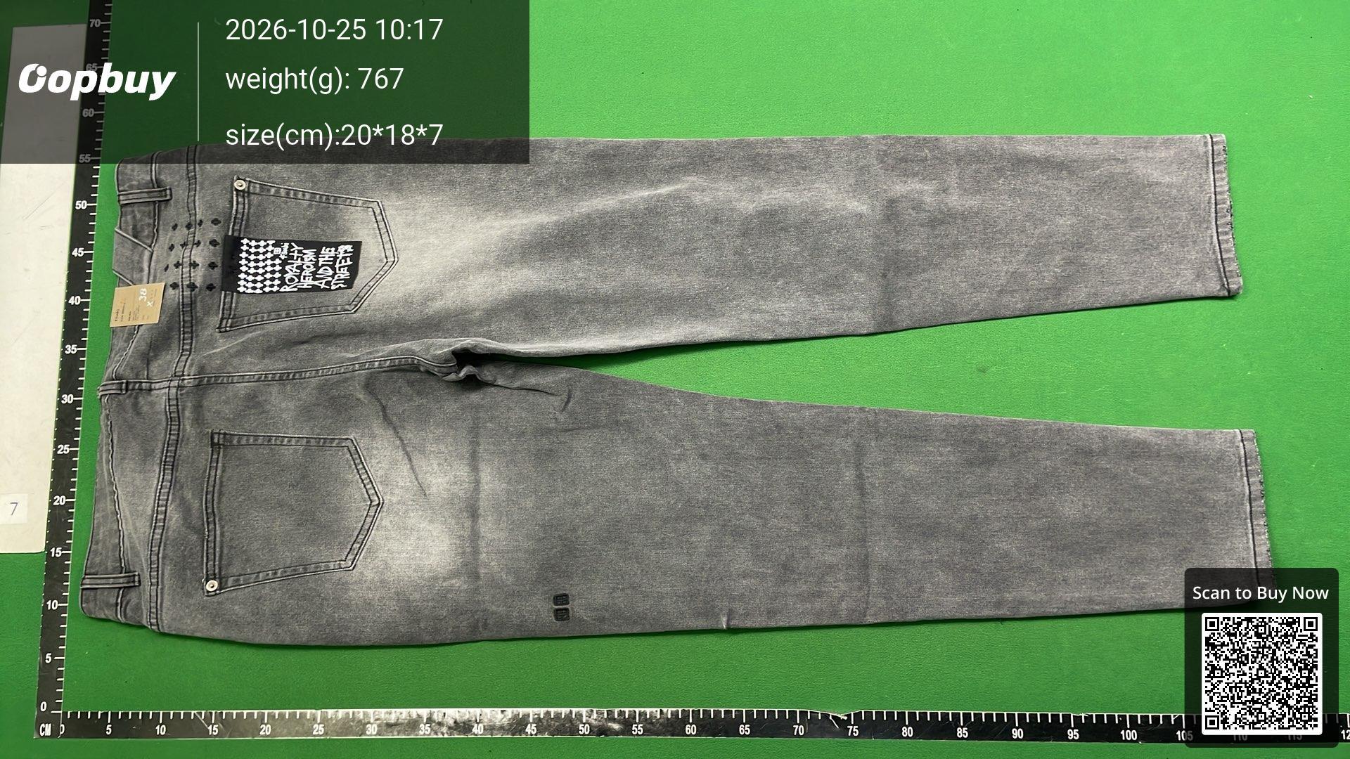 Foto QC 7 de Ksubi Jeans Distressed Straight Light Blue