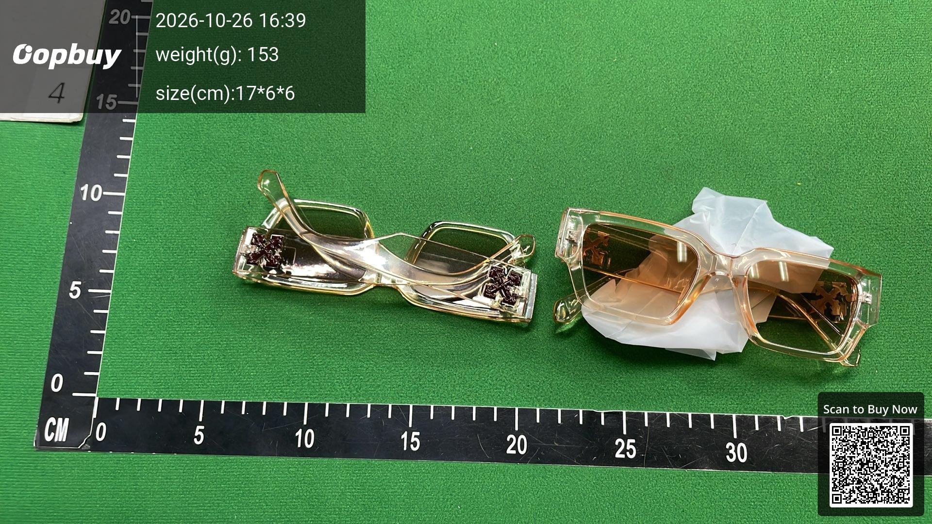 Foto QC 3 de Off-White Square-Frame Acetate Sunglasses Black (OERI008)