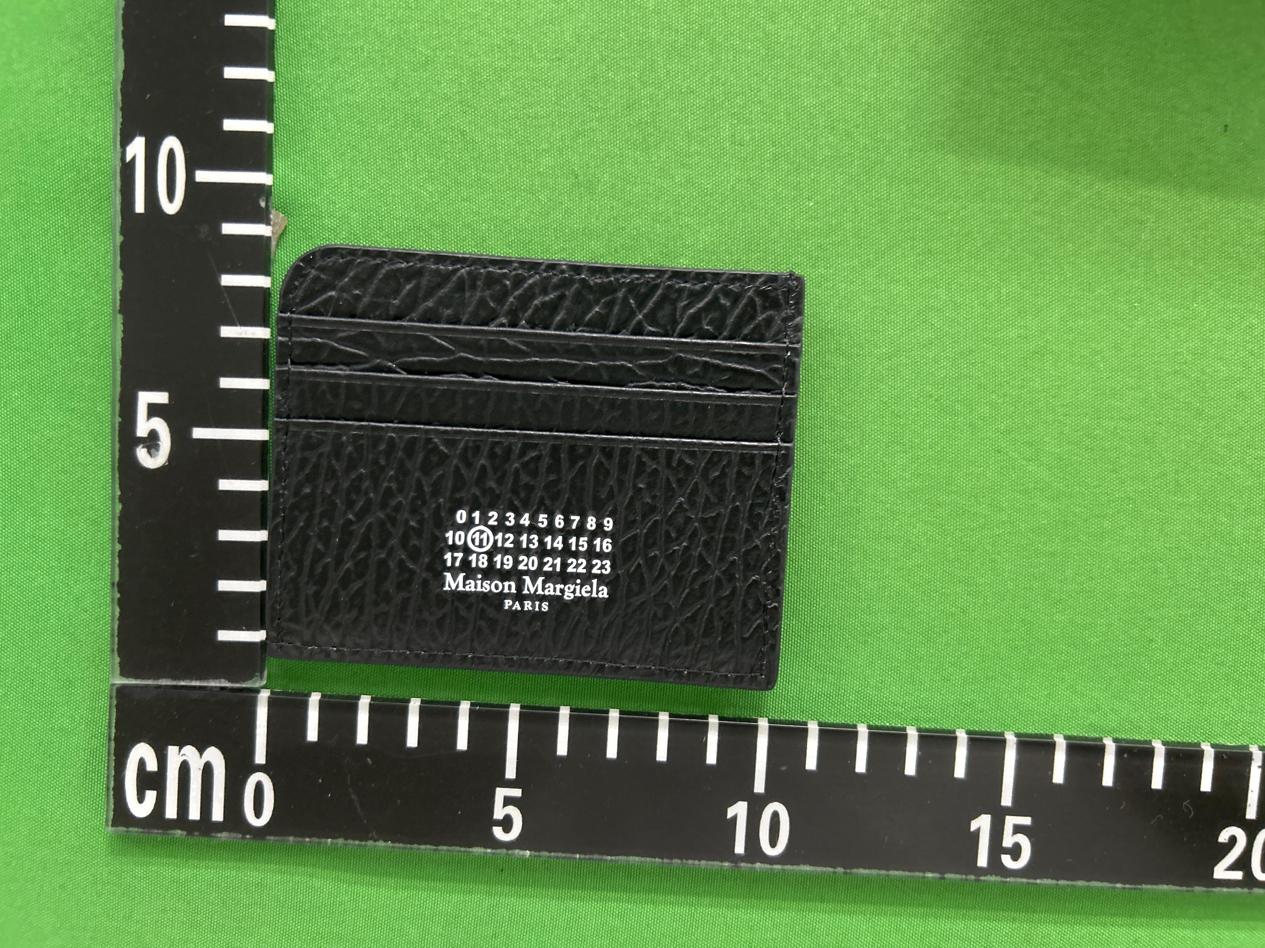 Foto QC 2 de Maison Margiela Four Stitches Cardholder Grained Leather Black