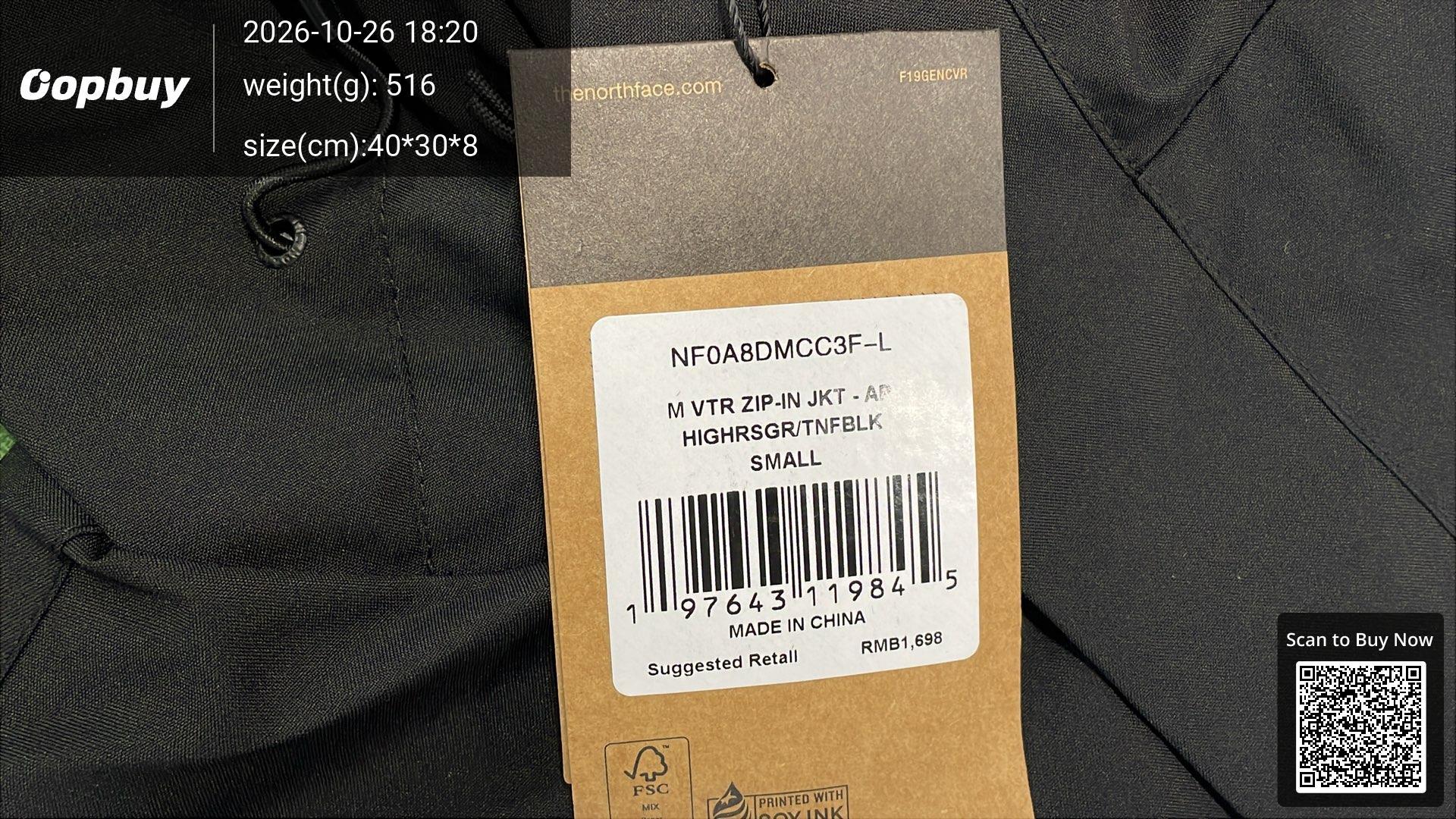 Foto QC 5 de The North Face Windbreaker Jacket Waterproof Hooded Black