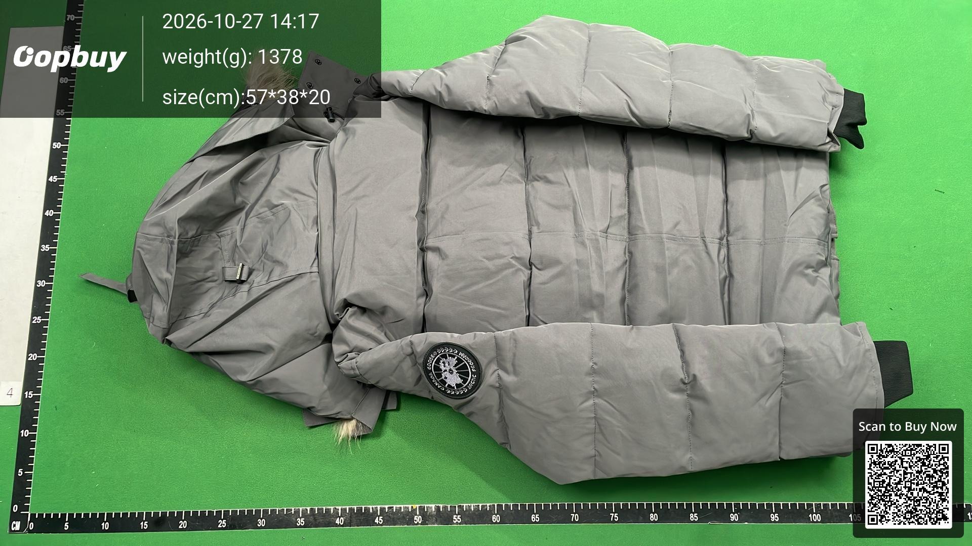 Foto QC 7 de Canada Goose Parka Jacket Hooded Fur Trim Black