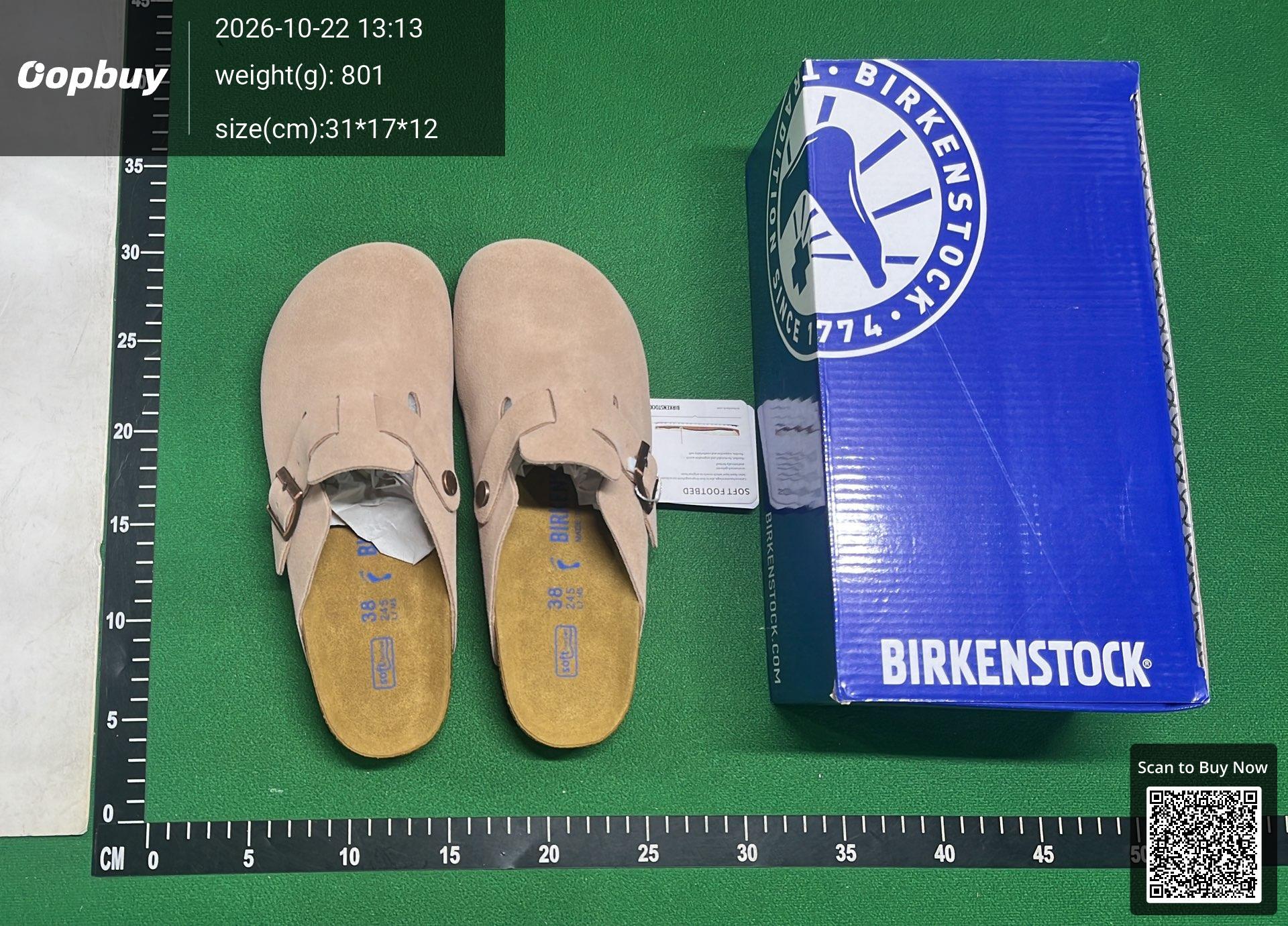 Foto QC 6 de Birkenstock Arizona Suede Soft Footbed Mink