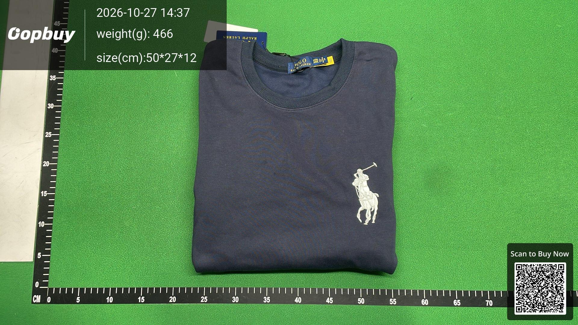Foto QC 4 de Polo Ralph Lauren Sweatshirt Pony Embroidery Navy Blue