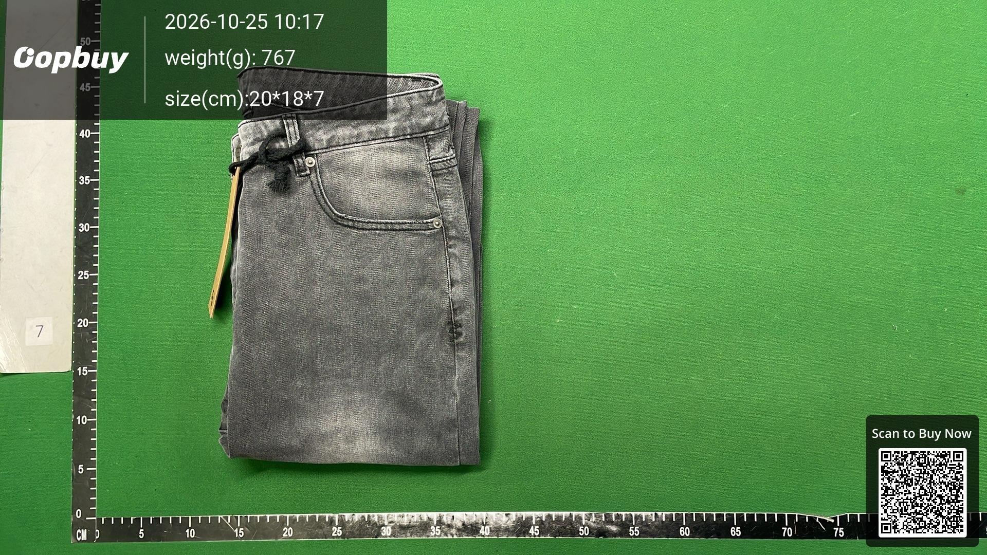 Foto QC 8 de Ksubi Jeans Distressed Straight Light Blue