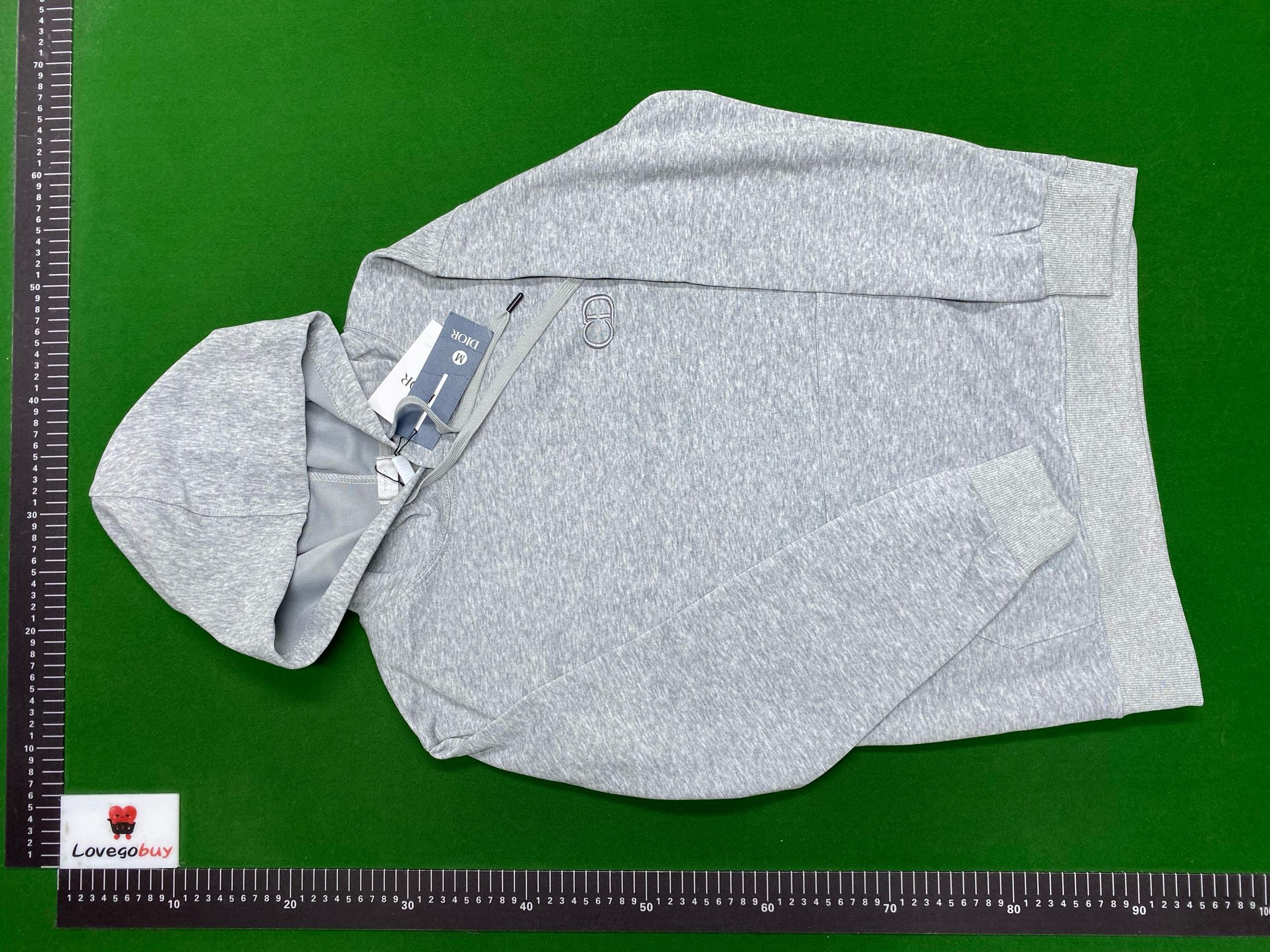 Foto QC 4 de Dior Sweater CD Icon Embroidery Grey