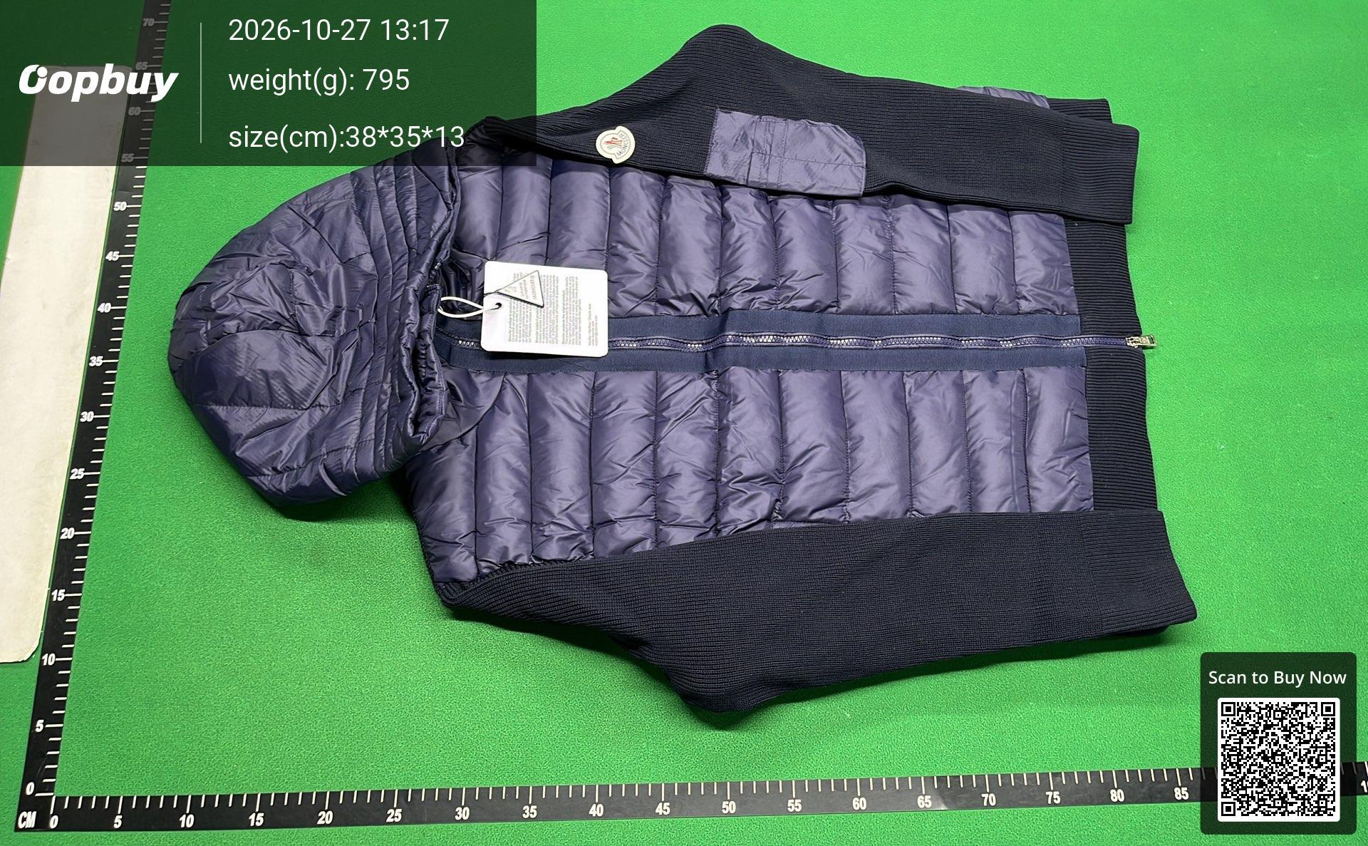 Foto QC 2 de C.P. Company Down Jacket Hybrid Knit Olive