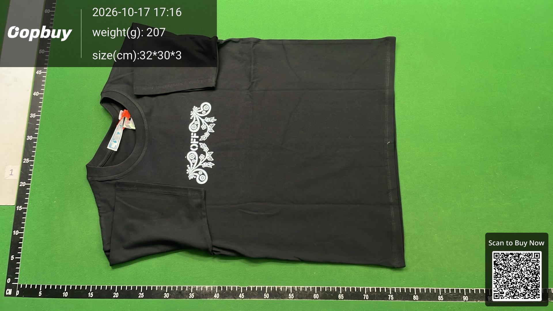 Foto QC 2 de Off-White T-shirt Spray Paint Arrows "99" Black Pink