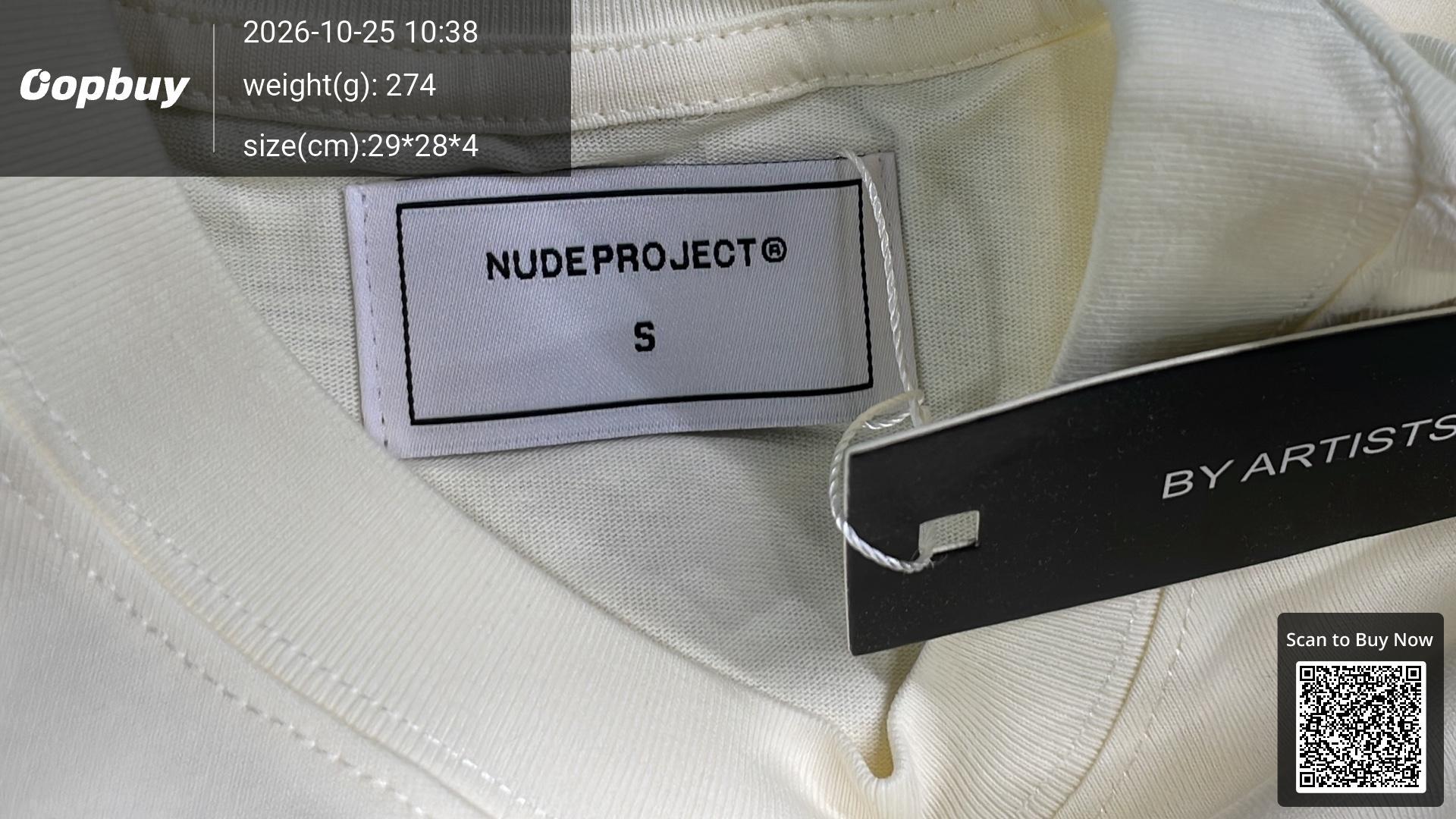 Foto QC 5 de Nude Project Globally T-shirt White