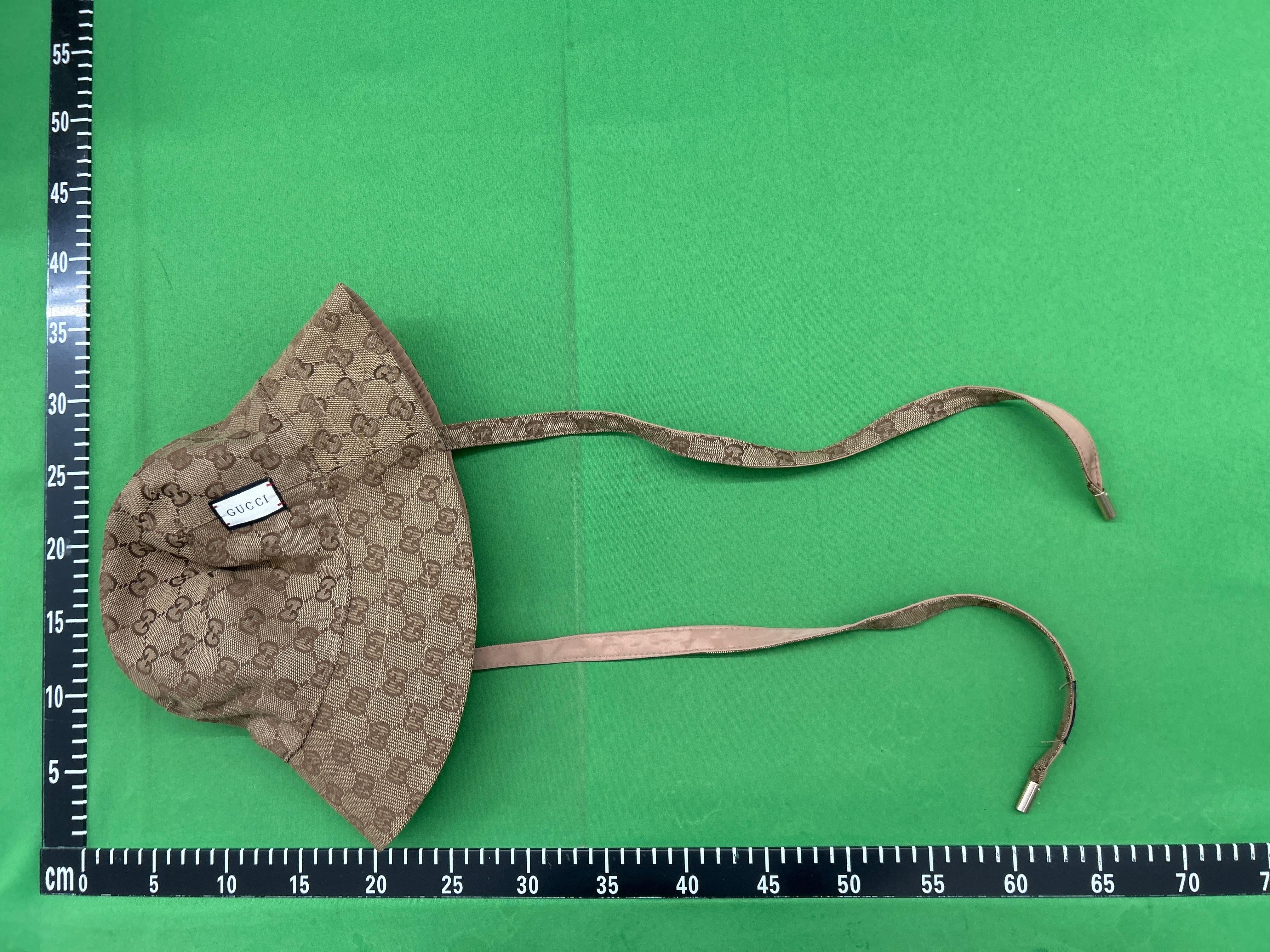 Foto QC 4 de Gucci Web Monogram Cap Grey