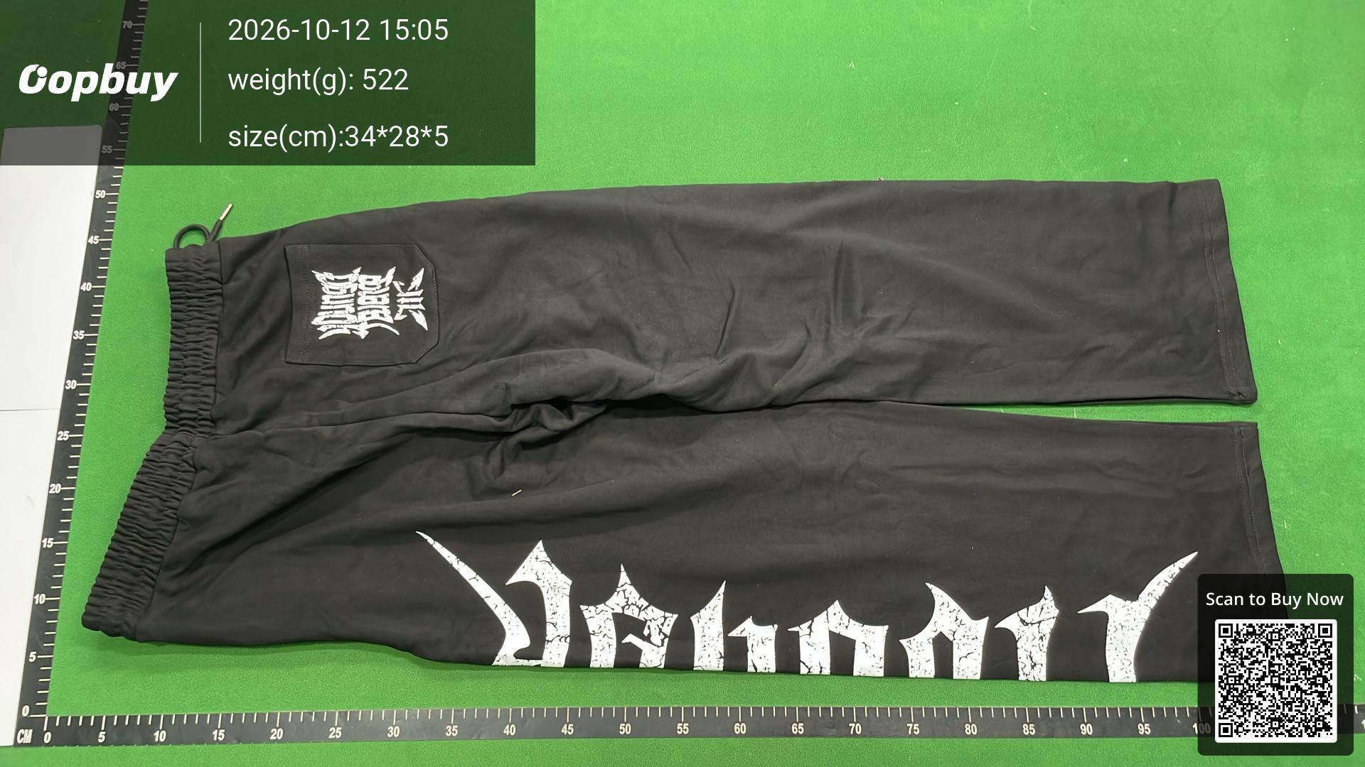 Foto QC 3 de YoungLA Patchwork Sweatpants Baggy Teal