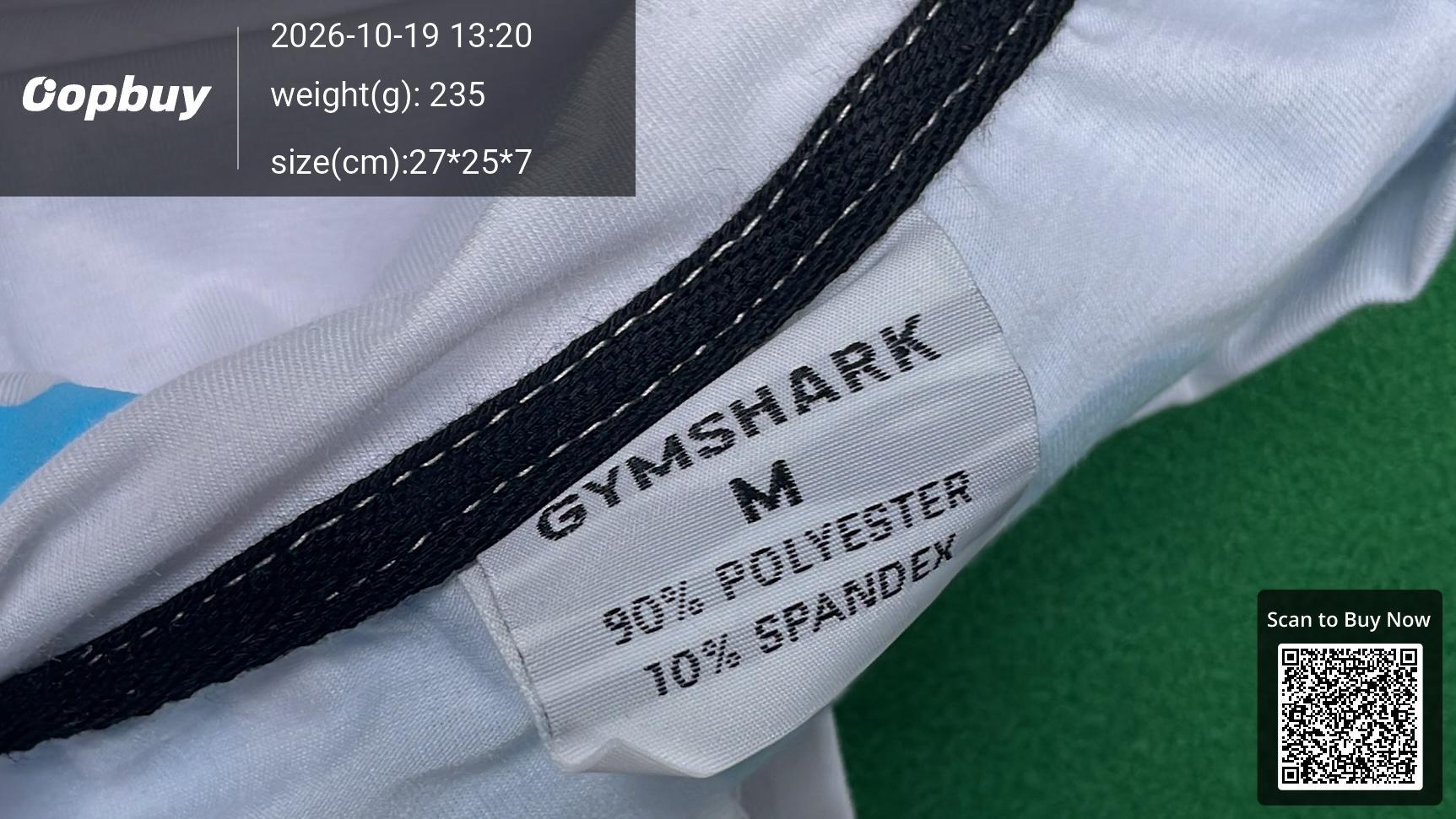 Foto QC 5 de Gymshark T-shirt Arch Logo Red