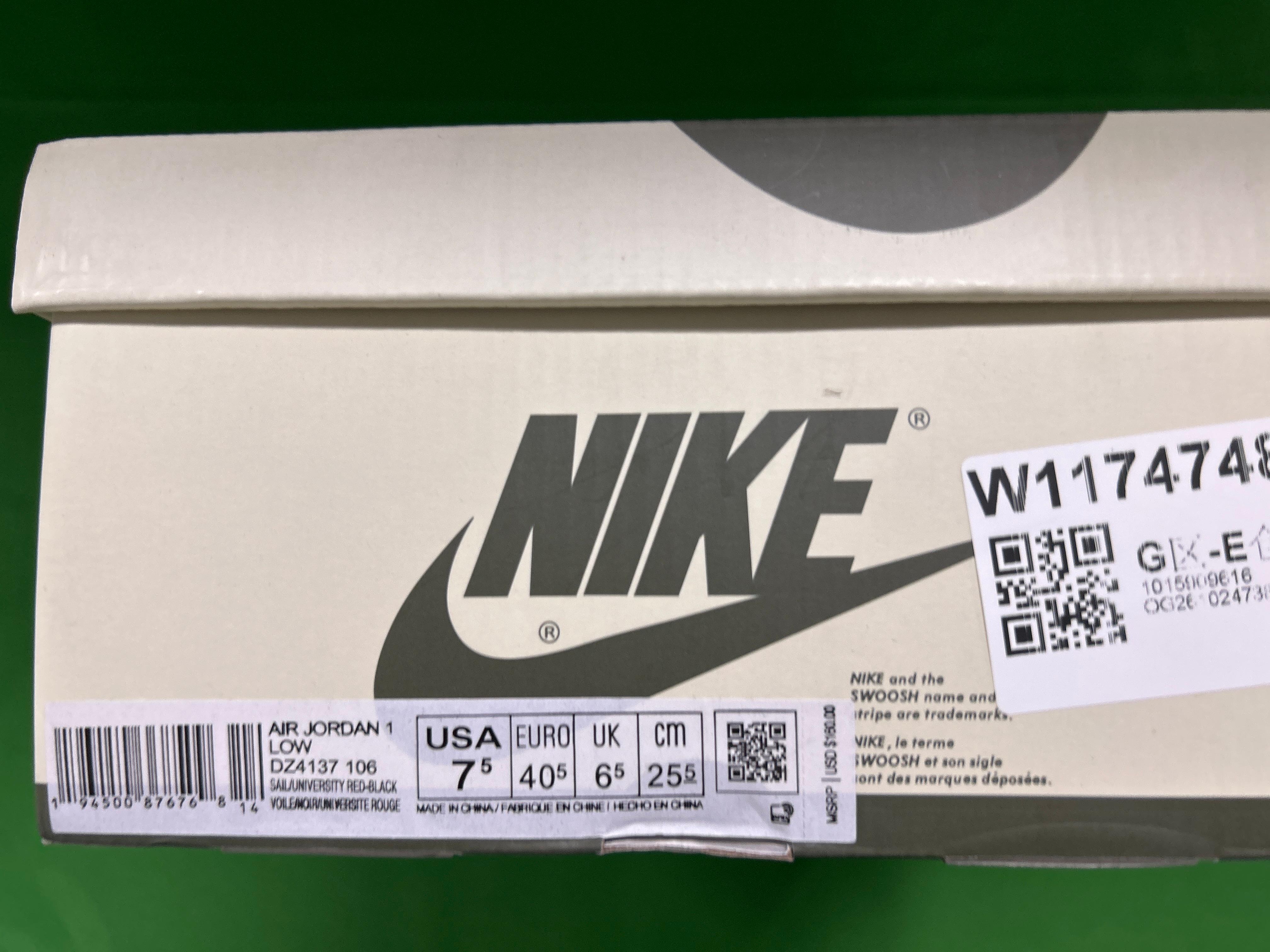Foto QC 1 de Jordan 1 Retro Low OG SP Travis Scott Black Phantom DM7866-001