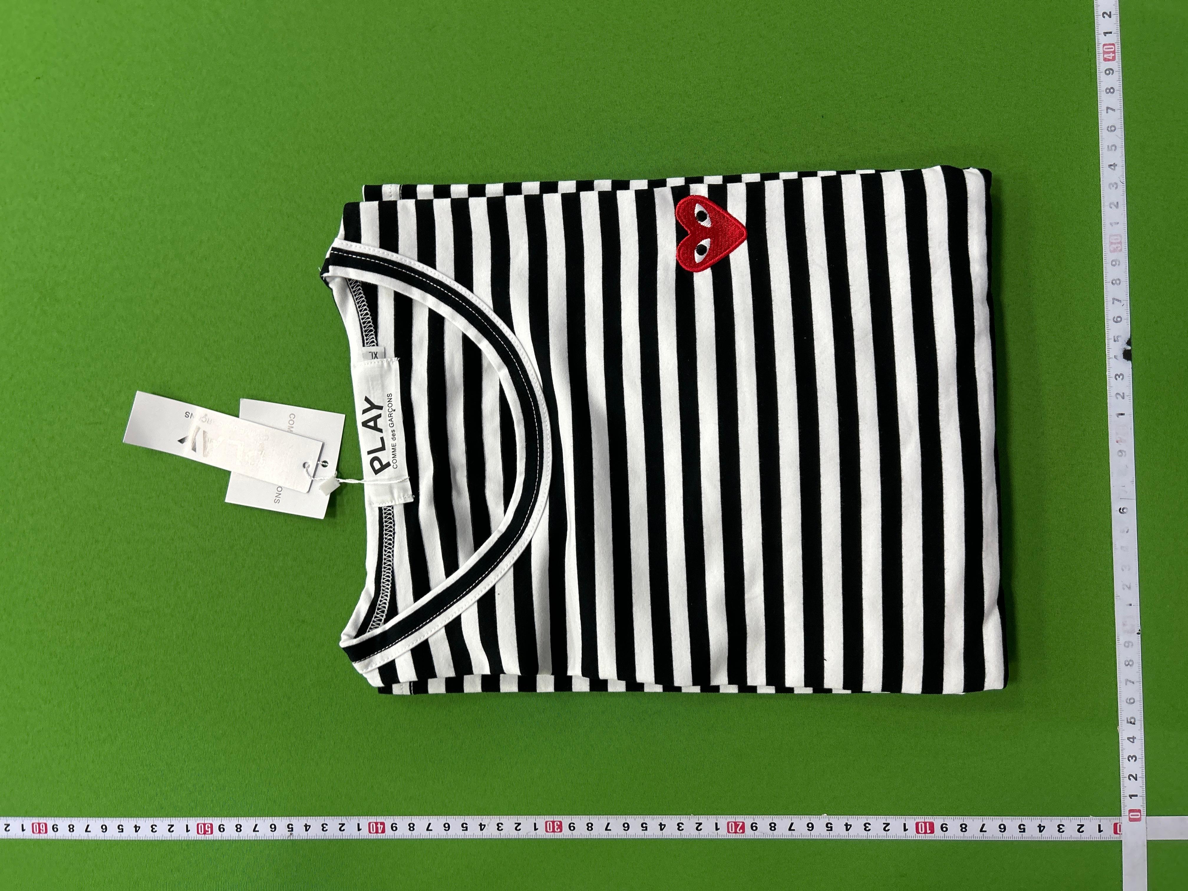 Foto QC 5 de Comme des Garçons Play Double Heart T-shirt White