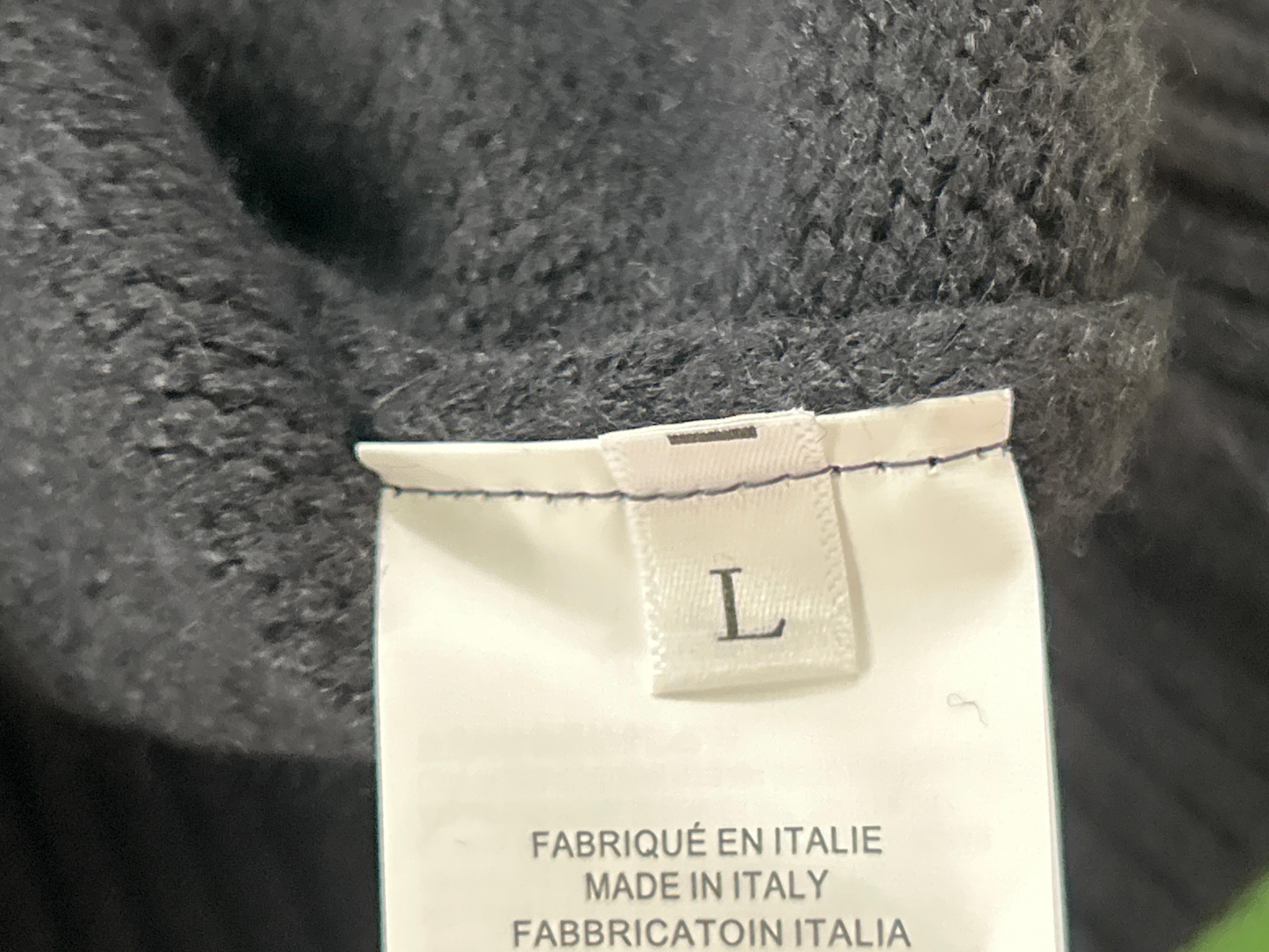 Foto QC 4 de Saint Laurent Signature Mohair Crewneck Sweater Black