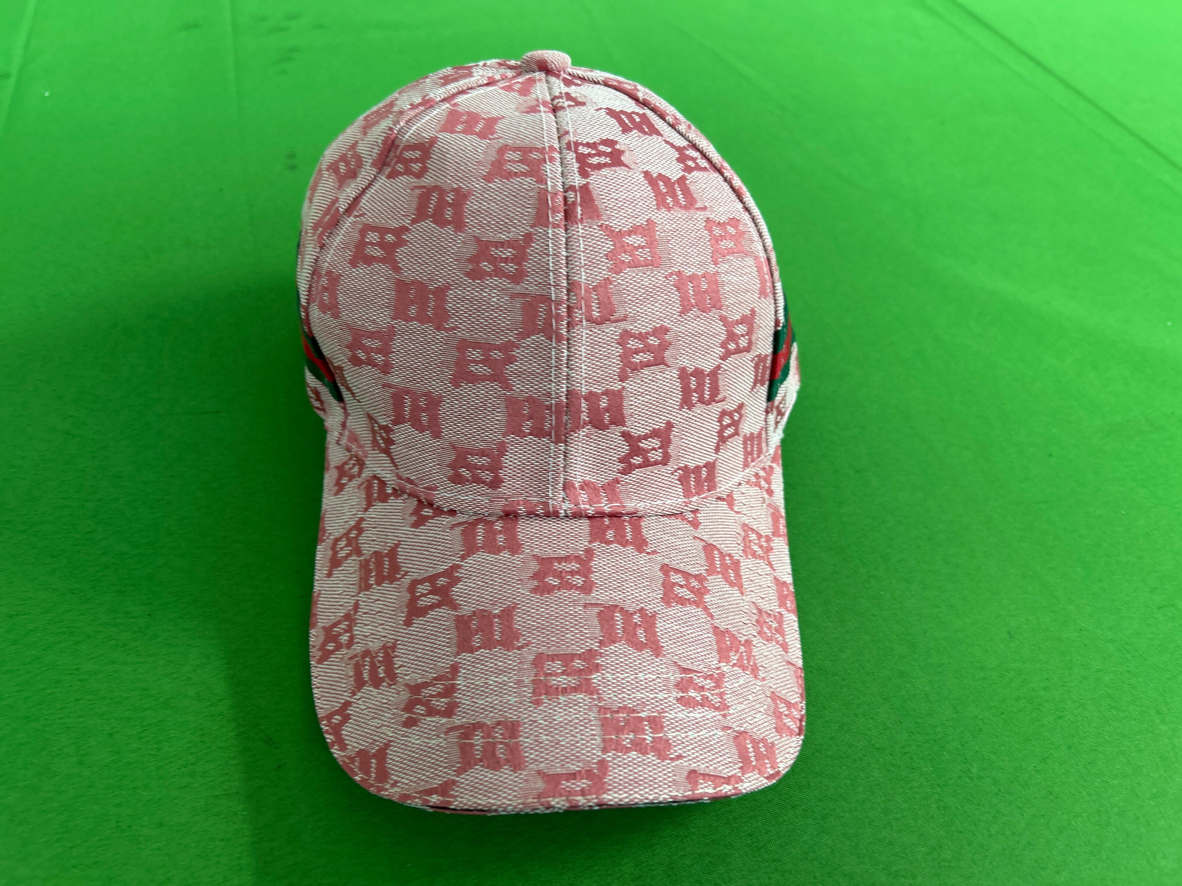 Foto QC 2 de Gucci Original GG Canvas Baseball Hat with Web Beige/Brown