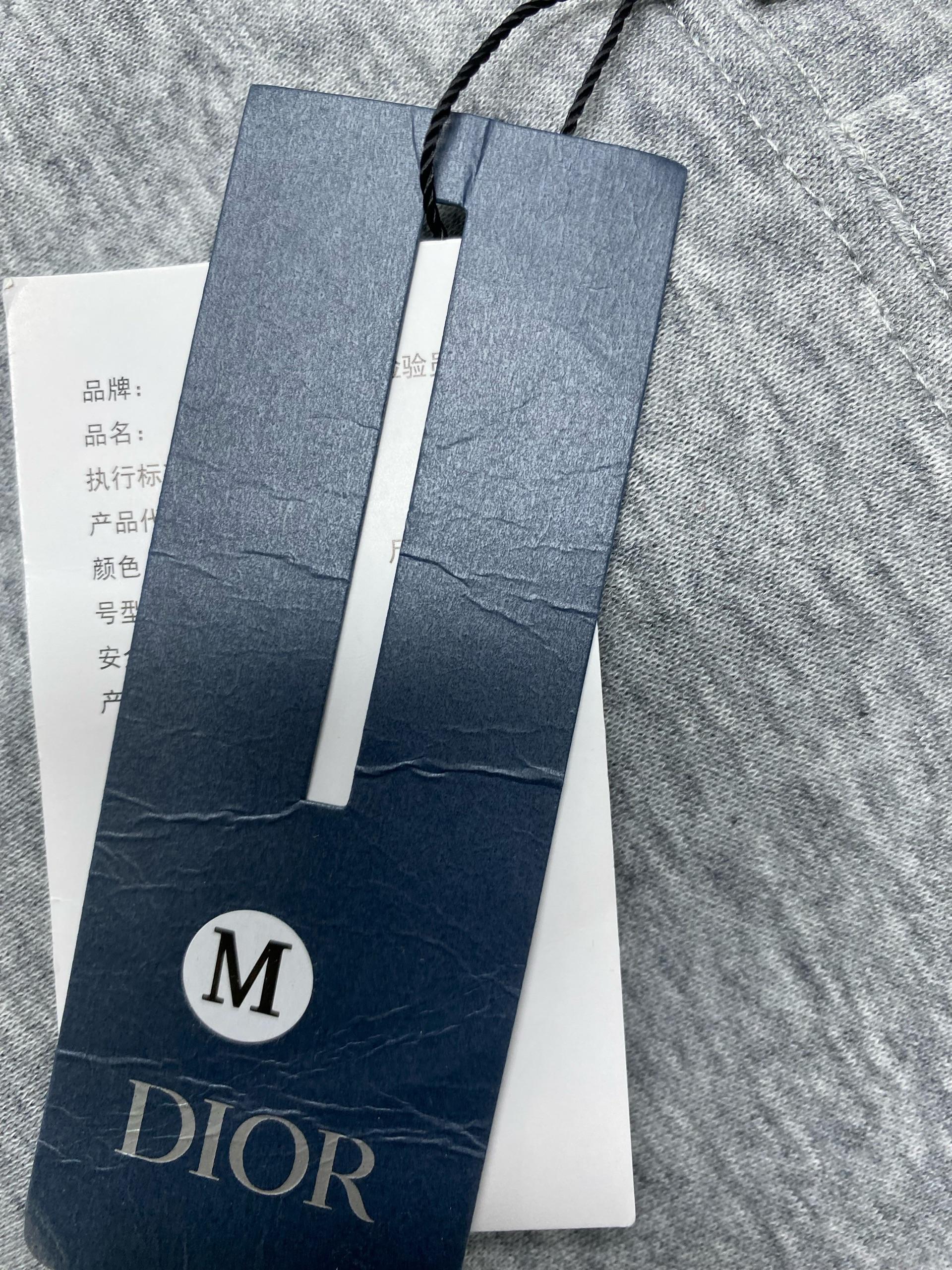 Foto QC 5 de Dior Sweater CD Icon Embroidery Grey