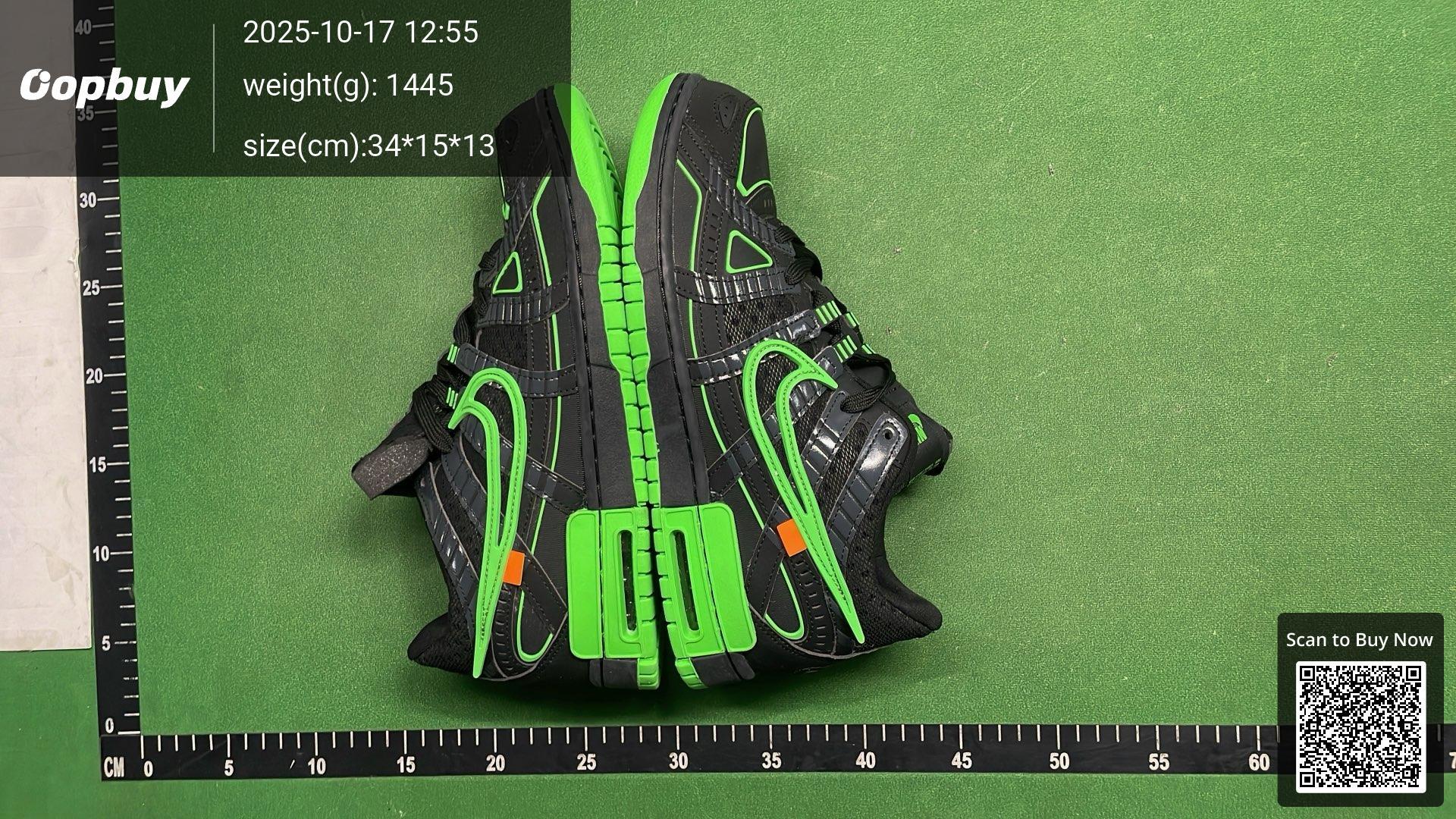 Foto QC 5 de Nike Air Rubber Dunk Low Off-White Green Strike CU6015-001