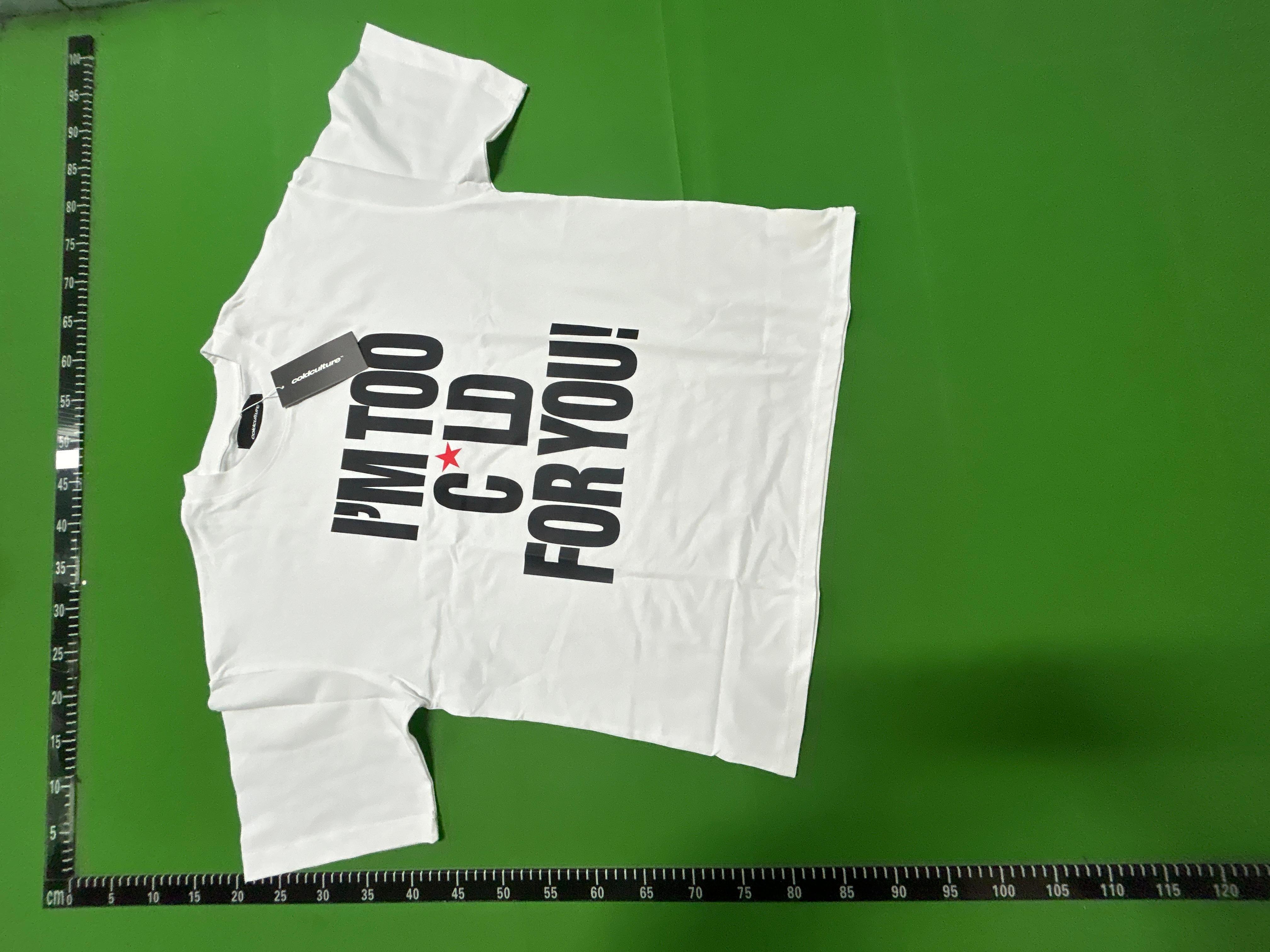 Foto QC 3 de Cold Culture T-shirt Boxy Cross Logo Black