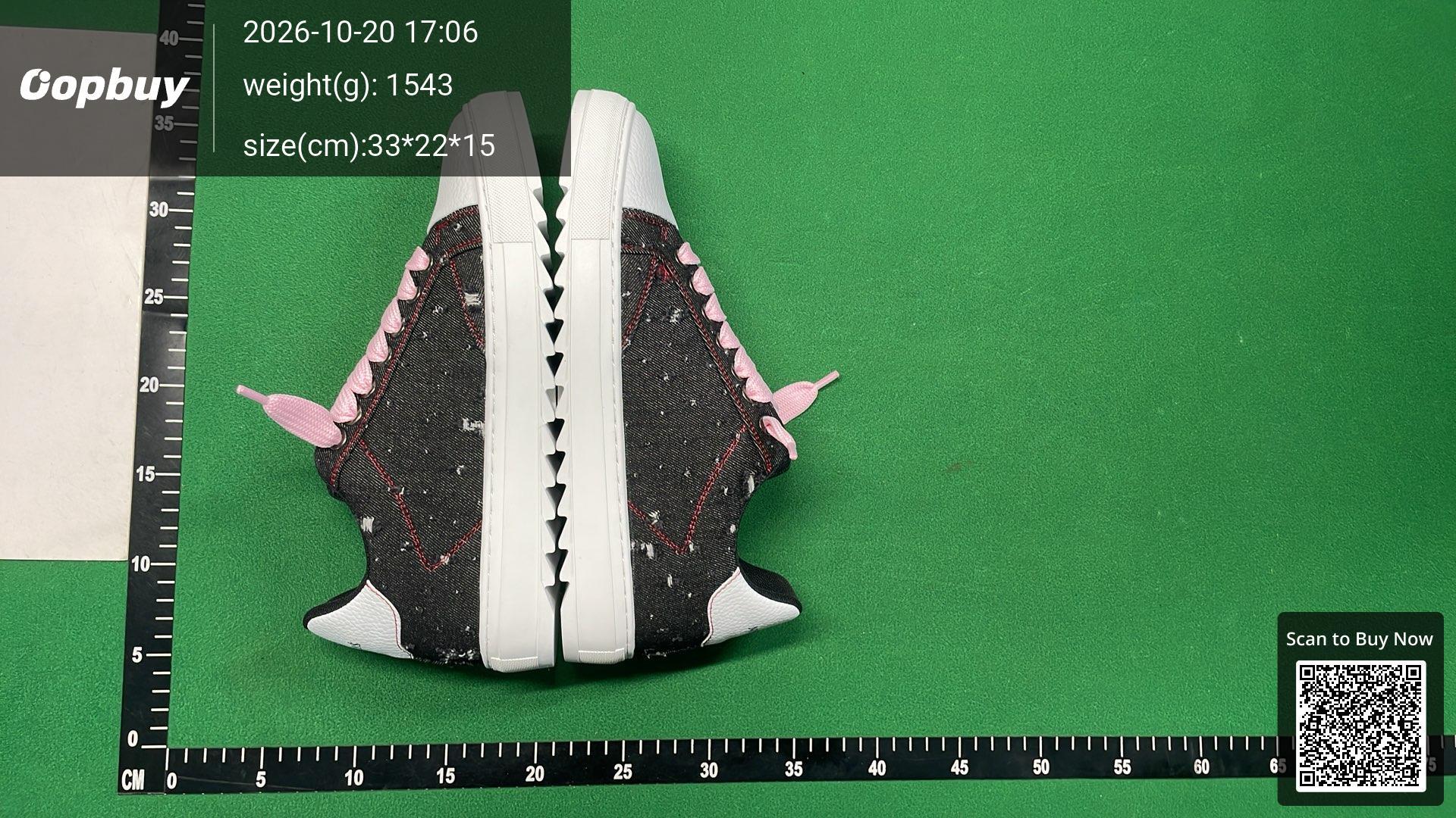 Foto QC 5 de Numeris Bread Shoes Low Distressed Denim White