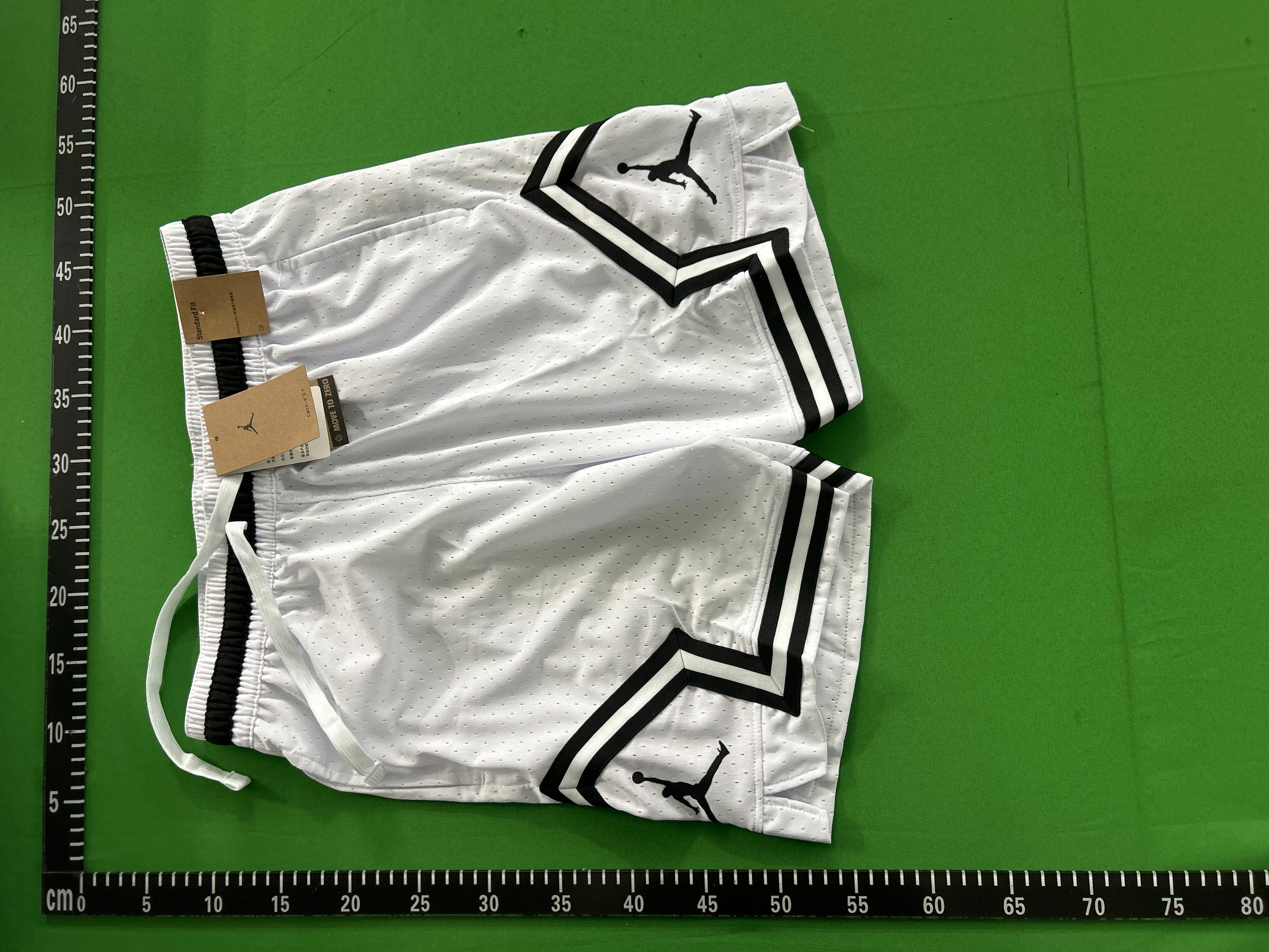 Foto QC 6 de Jordan Diamond Basketball Shorts Mesh White Black