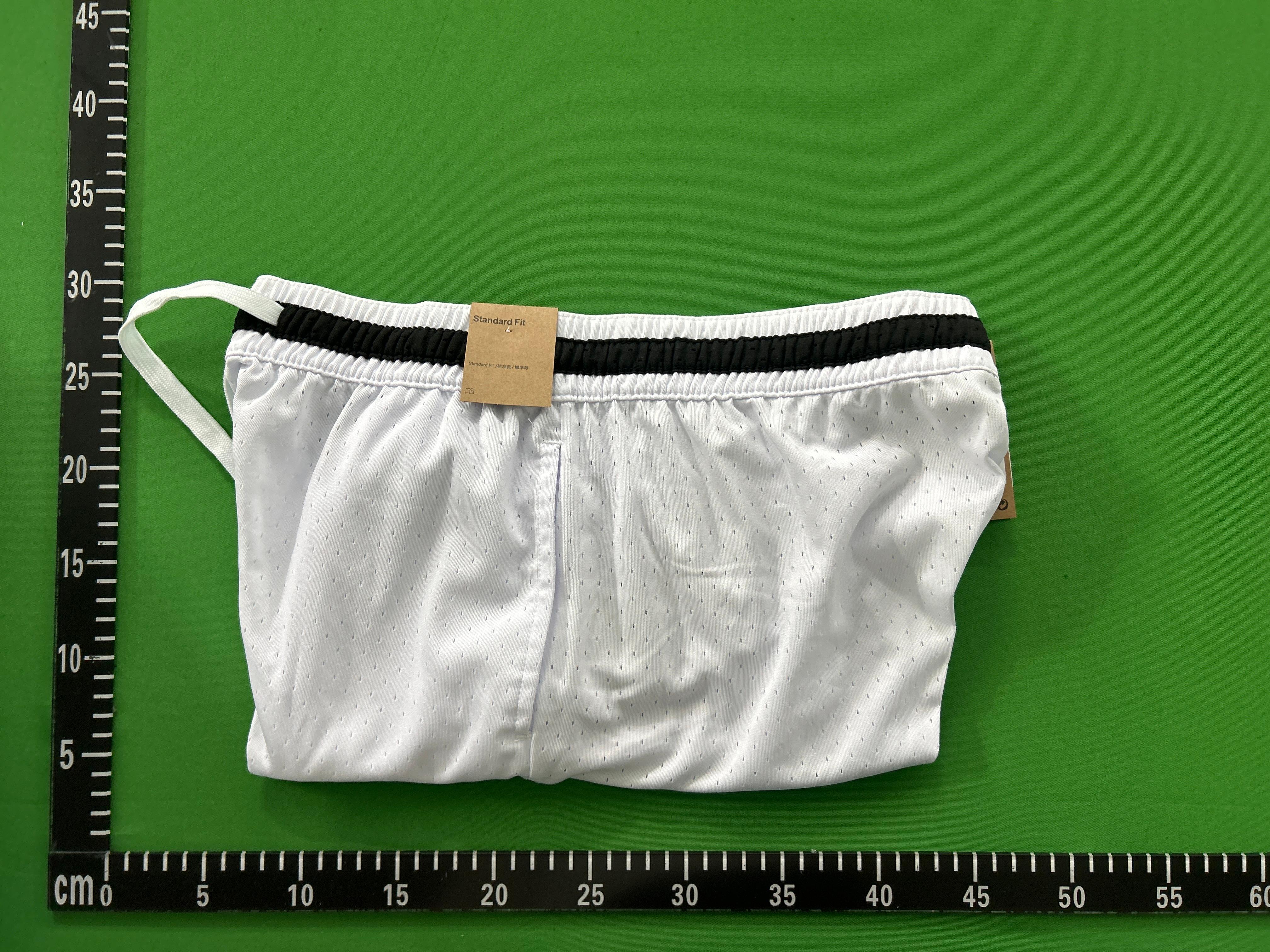 Foto QC 5 de Jordan Diamond Basketball Shorts Mesh White Black