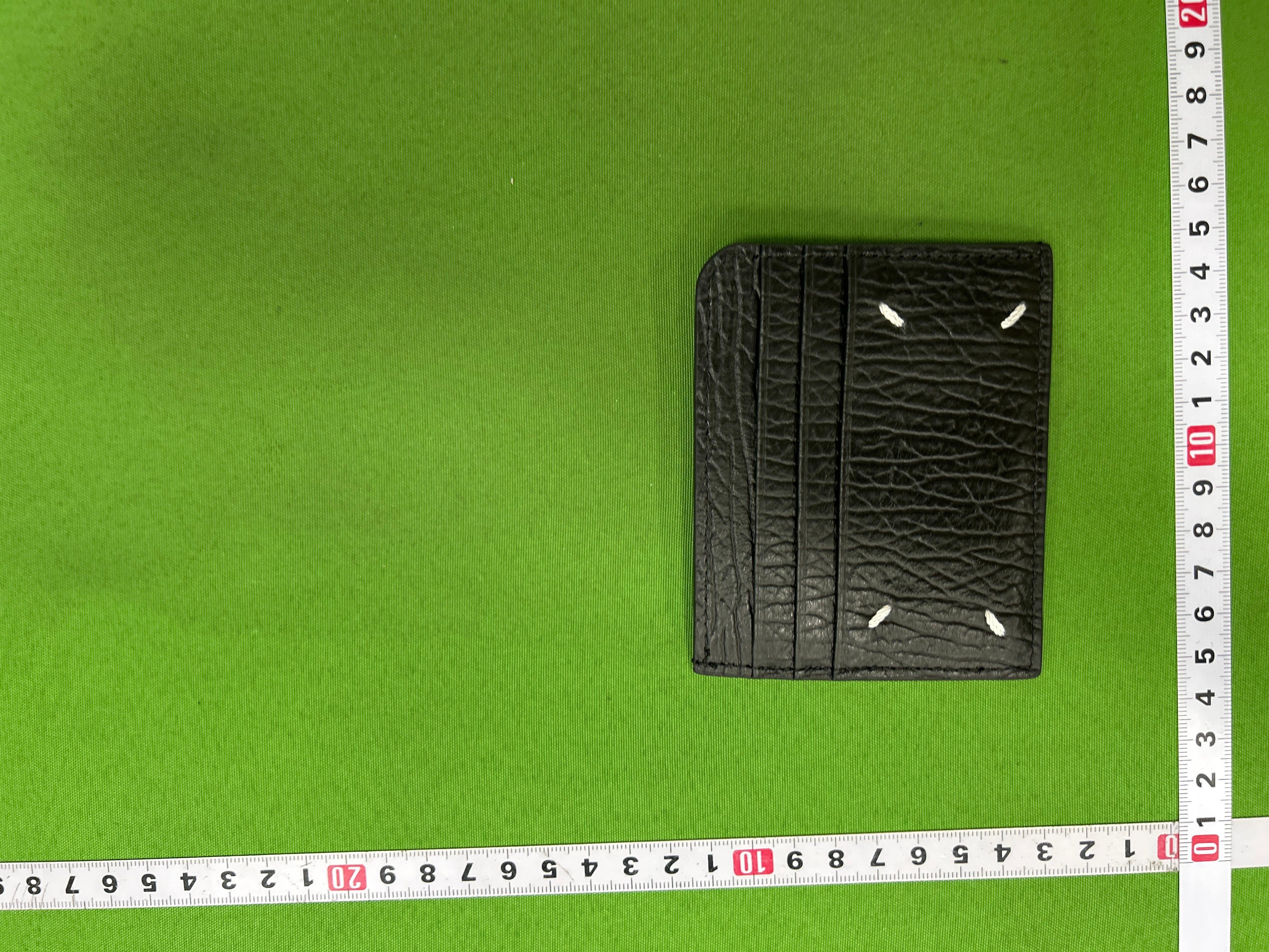 Foto QC 5 de Maison Margiela Four Stitches Cardholder Grained Leather Black
