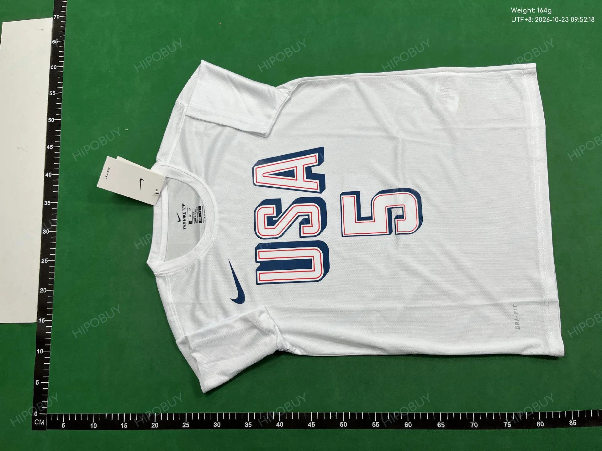 Foto QC 6 de Nike USA Basketball Anthony Edwards T-shirt White