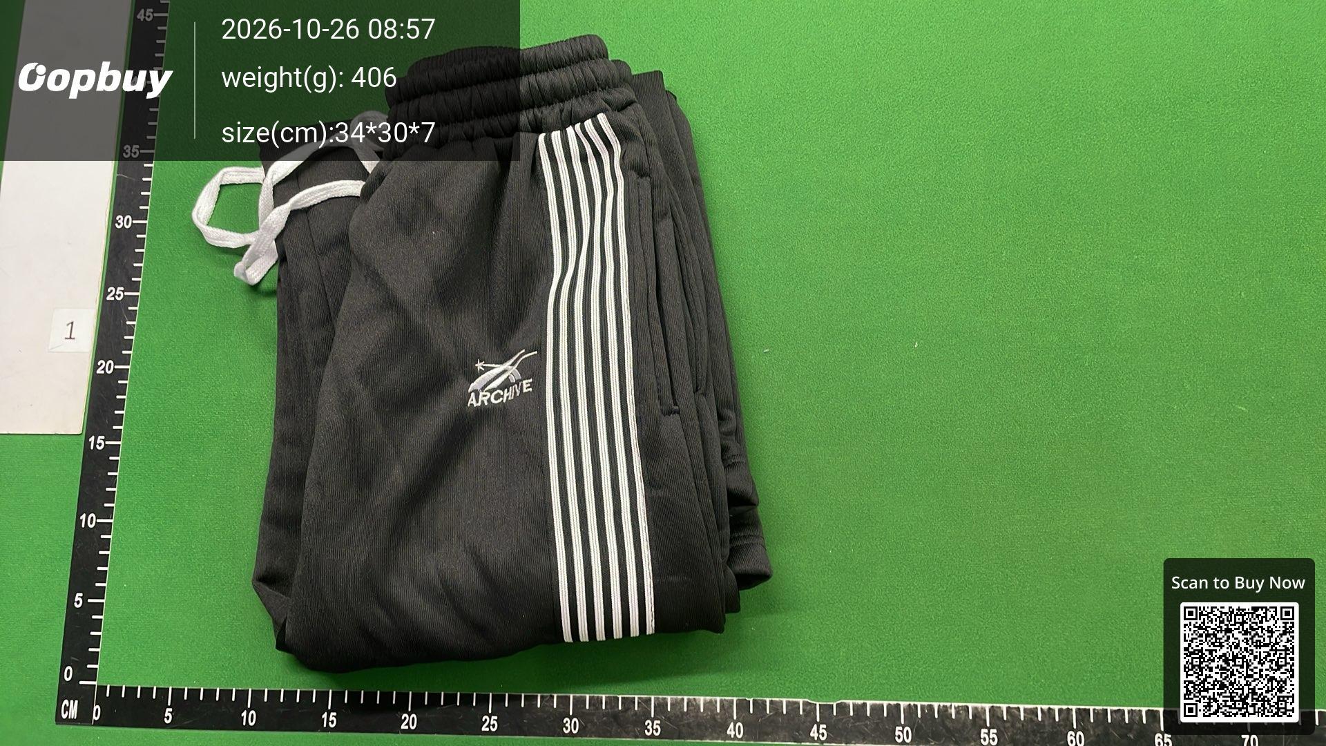 Foto QC 4 de Other Sweatpants Baggy Striped Green