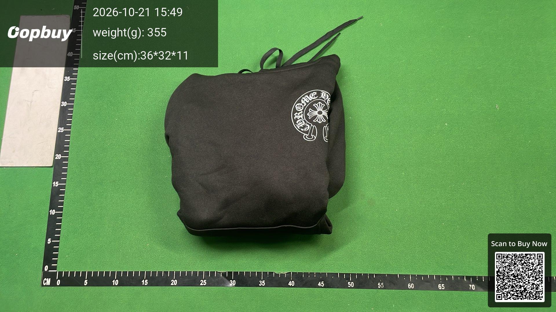 Foto QC 4 de Chrome Hearts Horseshoe Cross Zip Up Hoodie Black